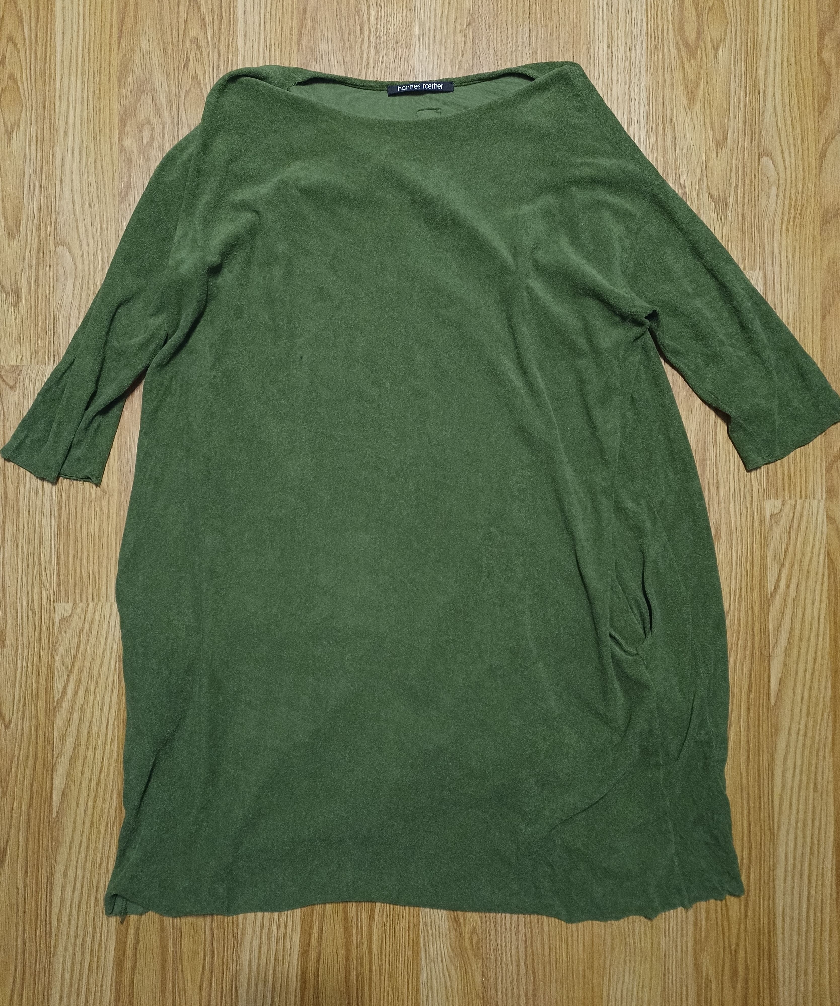 hannes roether Hannes Roether Green Oversized Cotton Dress Size M Size M / US 6-8 / IT 42-44 - 8 Thumbnail