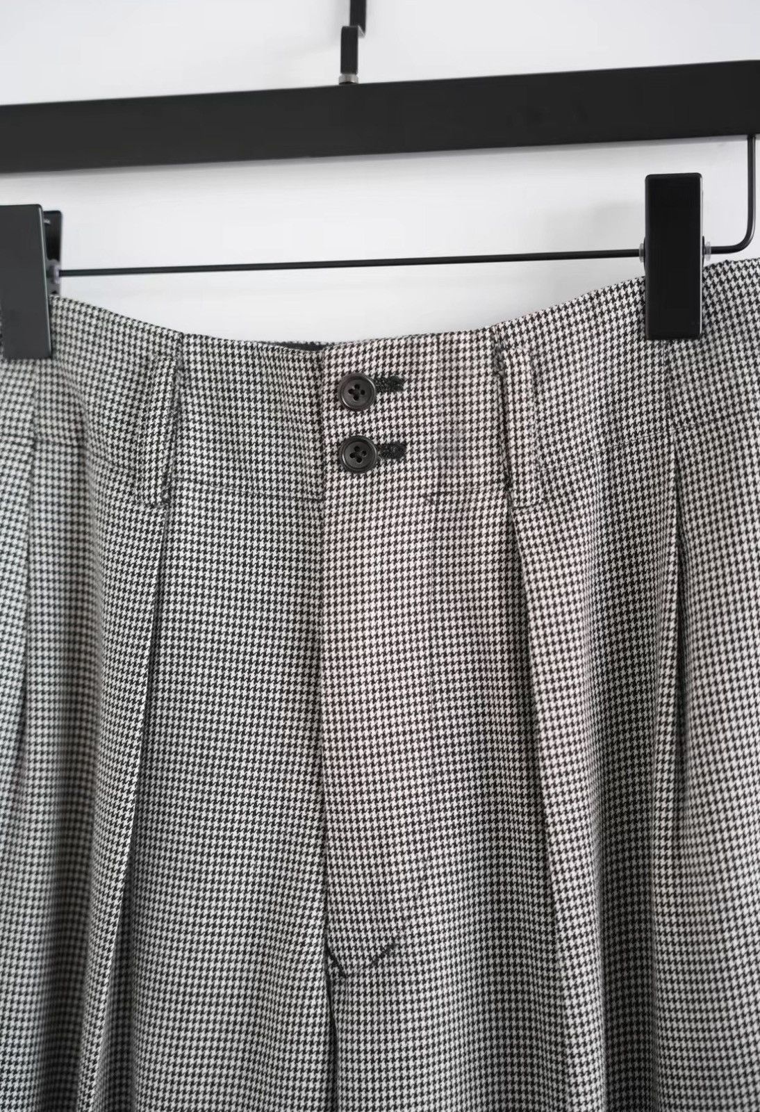 Yohji Yamamoto Yohji Yamamoto 90s Houndstooth Wool Trousers J4 Size US 32 / EU 48 - 3 Thumbnail