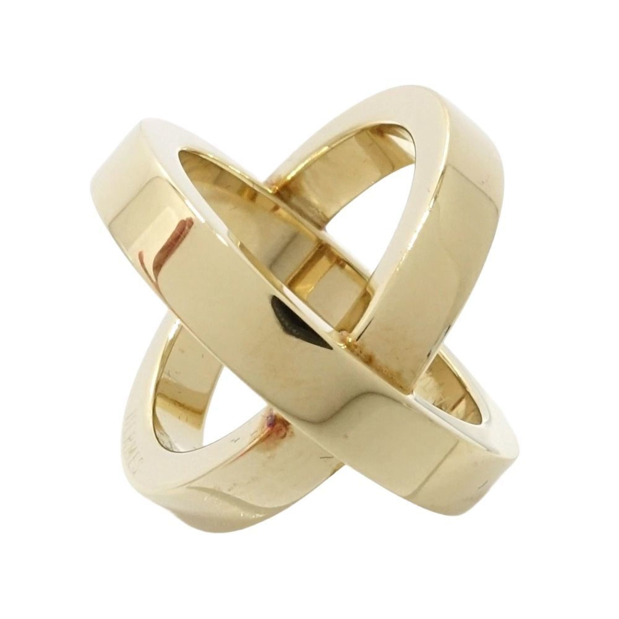 Hermes HERMES Cosmos Scarf Ring, Gold Plated, Women's, 181796 Size ONE SIZE - 1 Thumbnail
