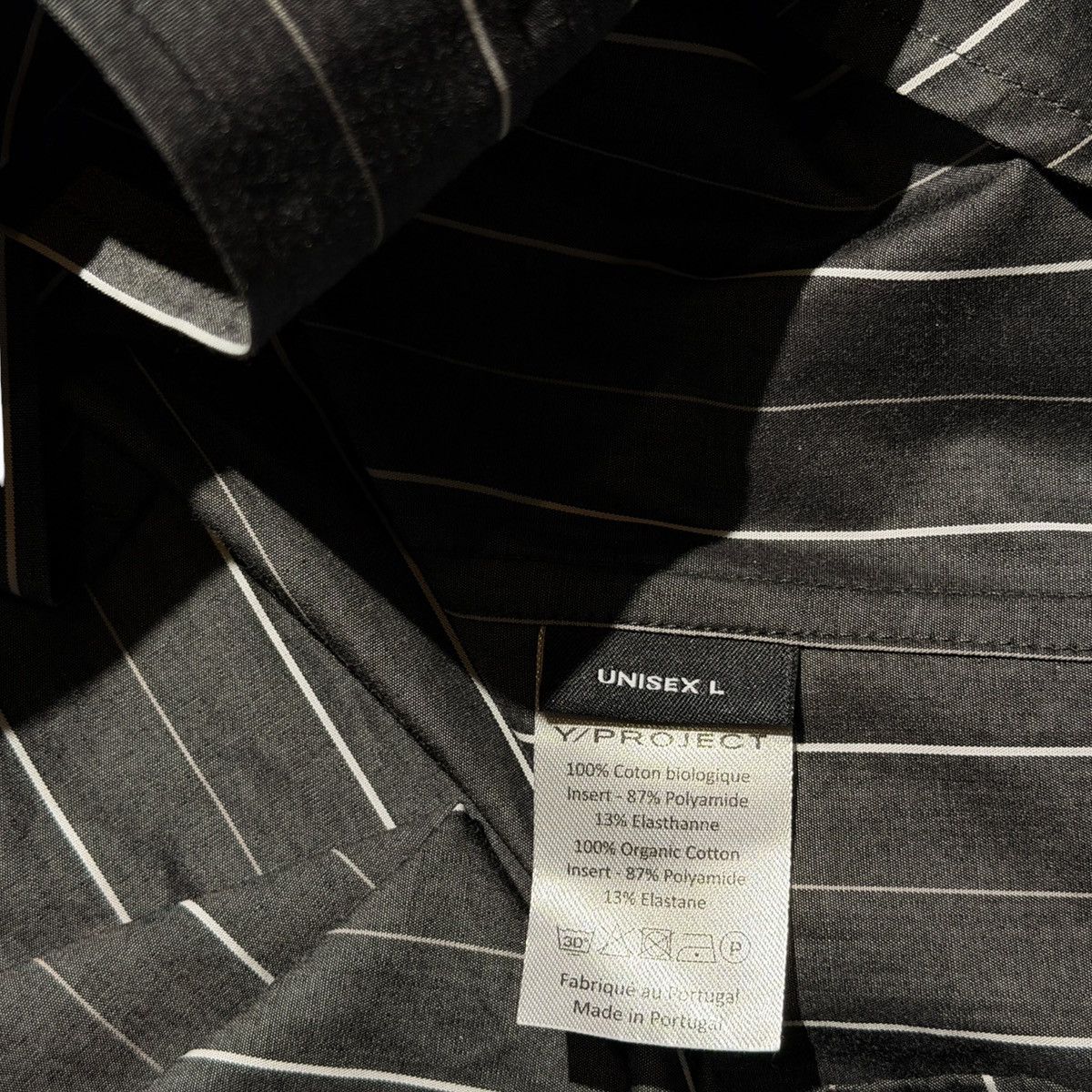 Y/Project Striped layered shirt Size US L / EU 52-54 / 3 - 4 Thumbnail