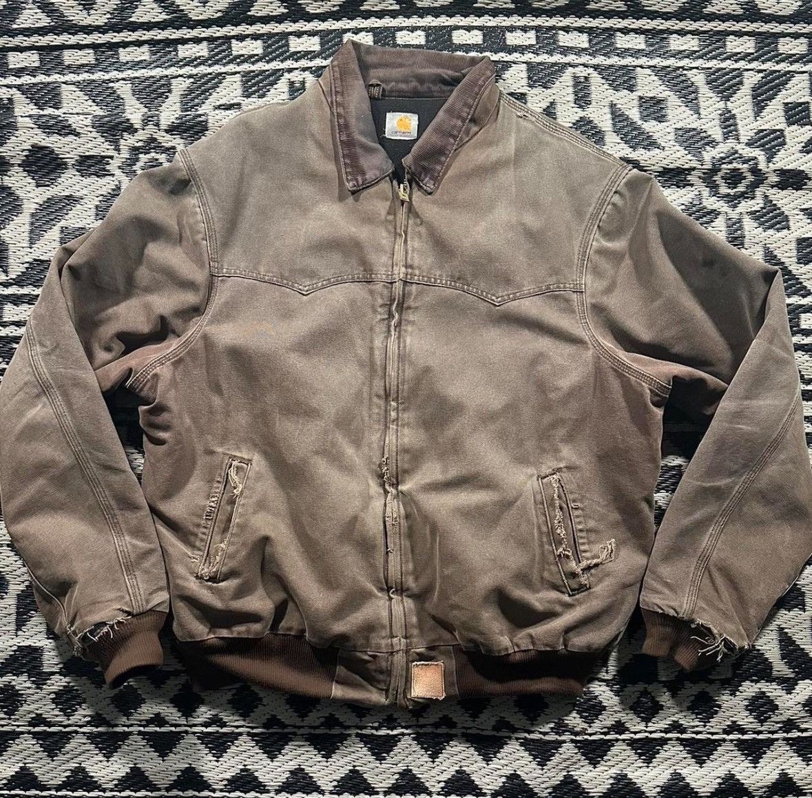 image of Carhartt Vintage Santa Fe Jacket in Brown, Men's (Size XL)