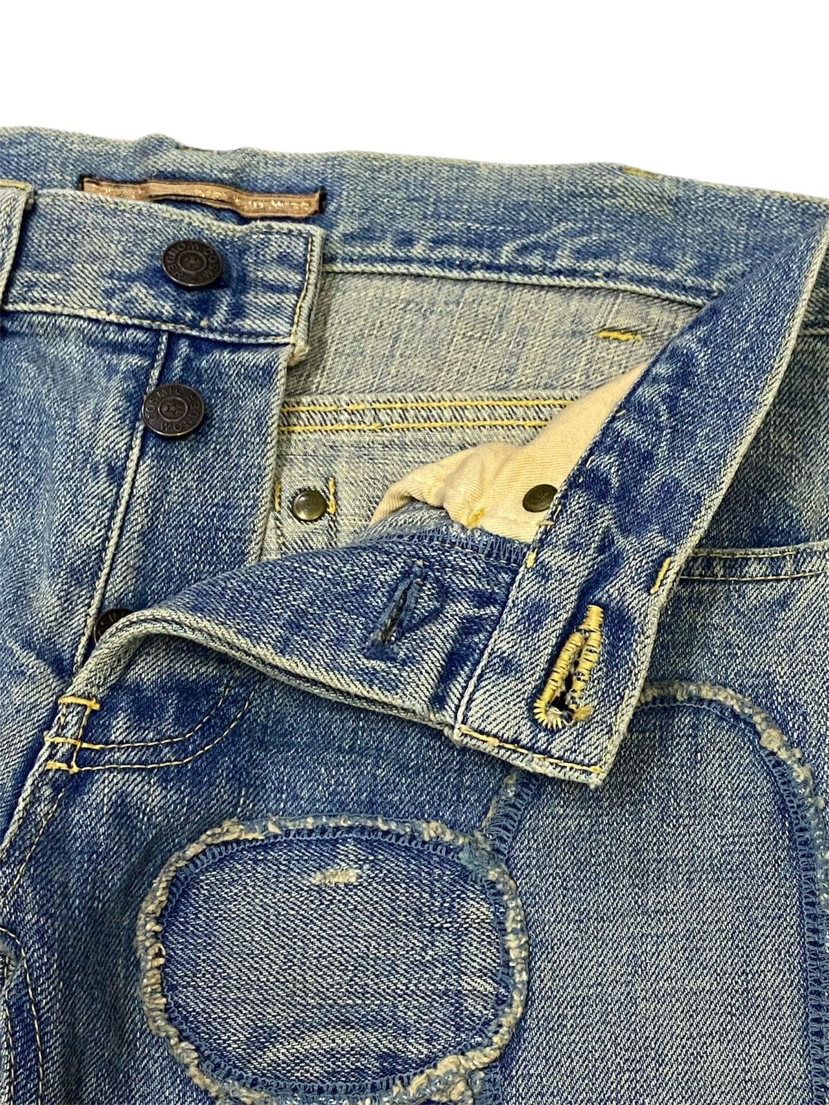 Cosmic Wonder Rare🔥1999 Cosmic Wonder ‘MADONNA’ Patchwork Distressed Denim Size 30" / US 8 / IT 44 - 9 Thumbnail