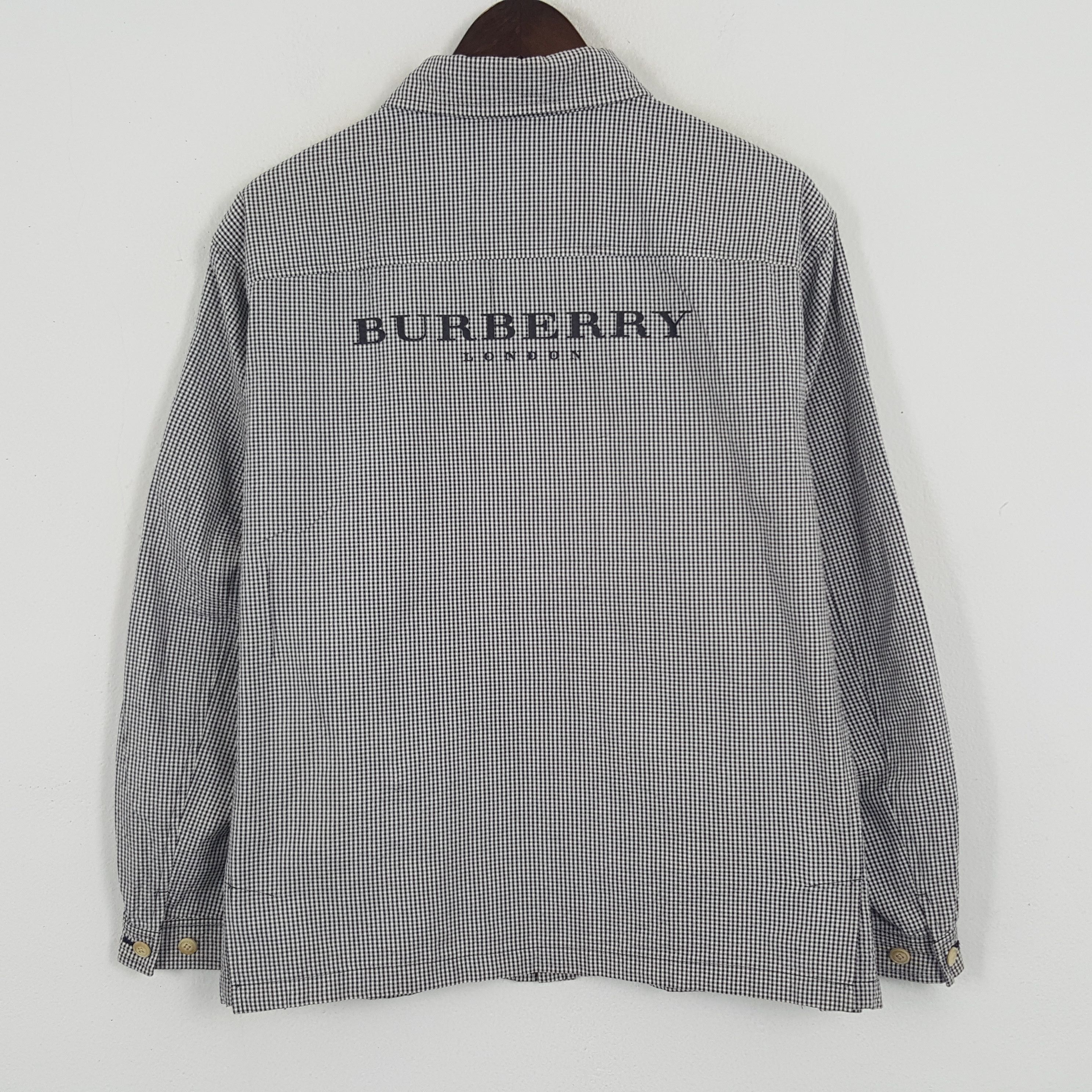 Burberry × Vintage Vintage Burberry London Custom Art Spell Out Jacket Size US L / EU 52-54 / 3 - 1 Thumbnail