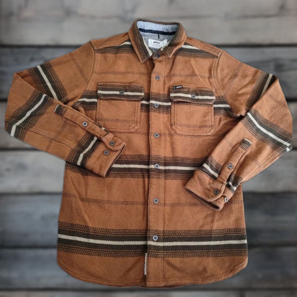 Vintage Jetty Horizon Flannel Shirt Mens Small Heavyweight Button Up EUC Size US S / EU 44-46 / 1 - 1 Thumbnail
