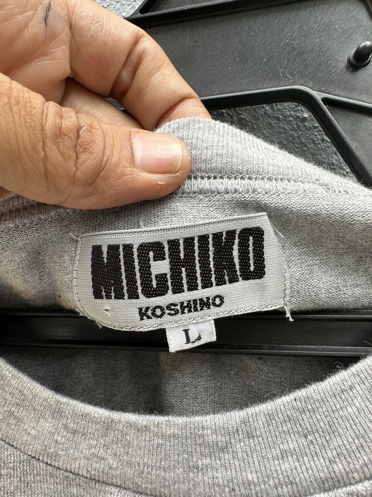 Michiko Koshino London × Vintage Vintage 80s Michiko Koshino London Tee A88 Size US L / EU 52-54 / 3 - 6 Thumbnail