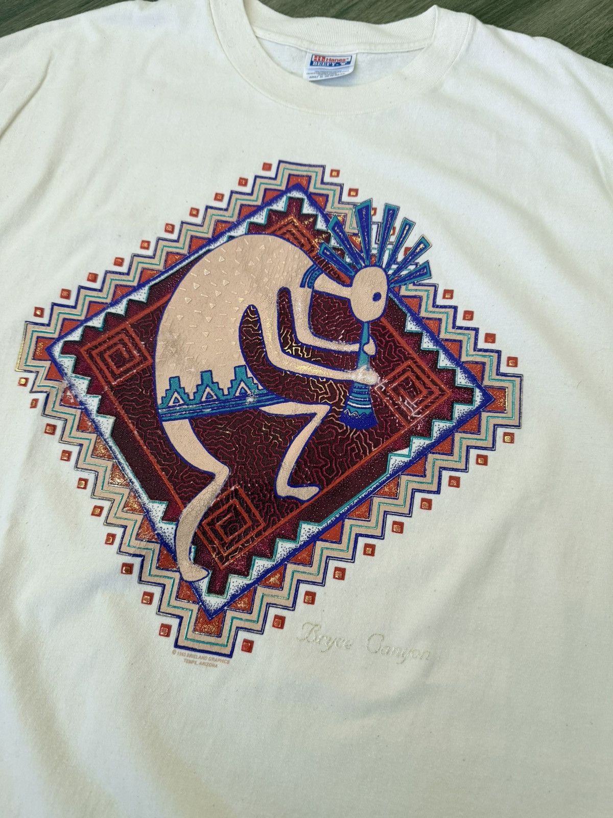 Hanes Vintage 1993 Bryce Canyon National Park Tee Shirt Size XL Size US XL / EU 56 / 4 - 2 Thumbnail