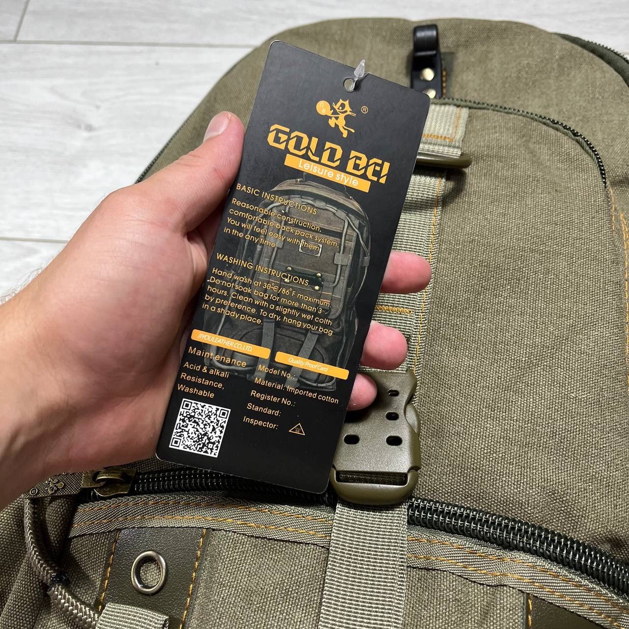 Diesel Avant Garde Diesel style Gold Be Military y2k backpack Size ONE SIZE - 5 Thumbnail