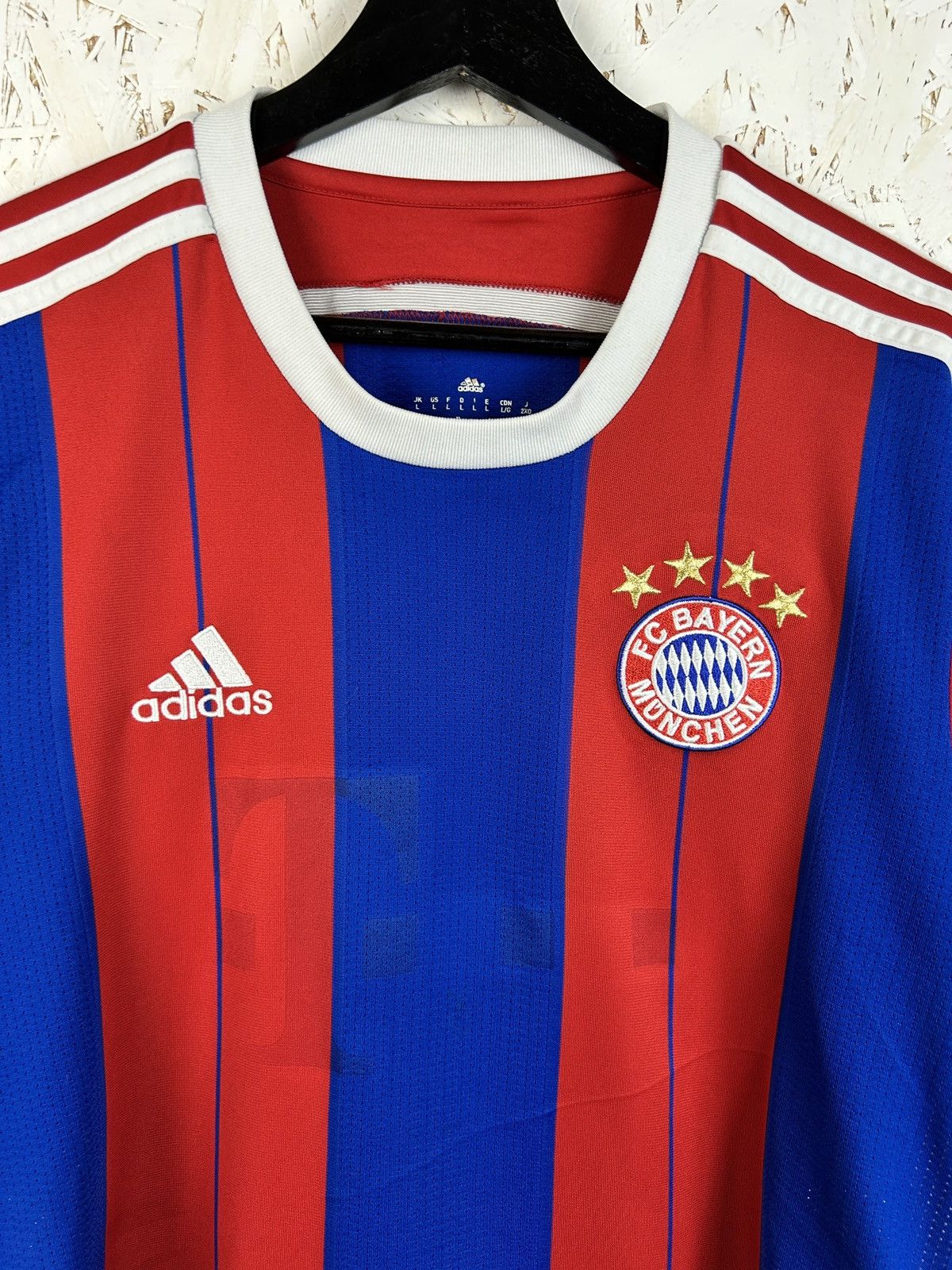 Adidas Adidas Bayern Munchen 2014/15 Home Kit Soccer Jersey L Size US L / EU 52-54 / 3 - 2 Thumbnail