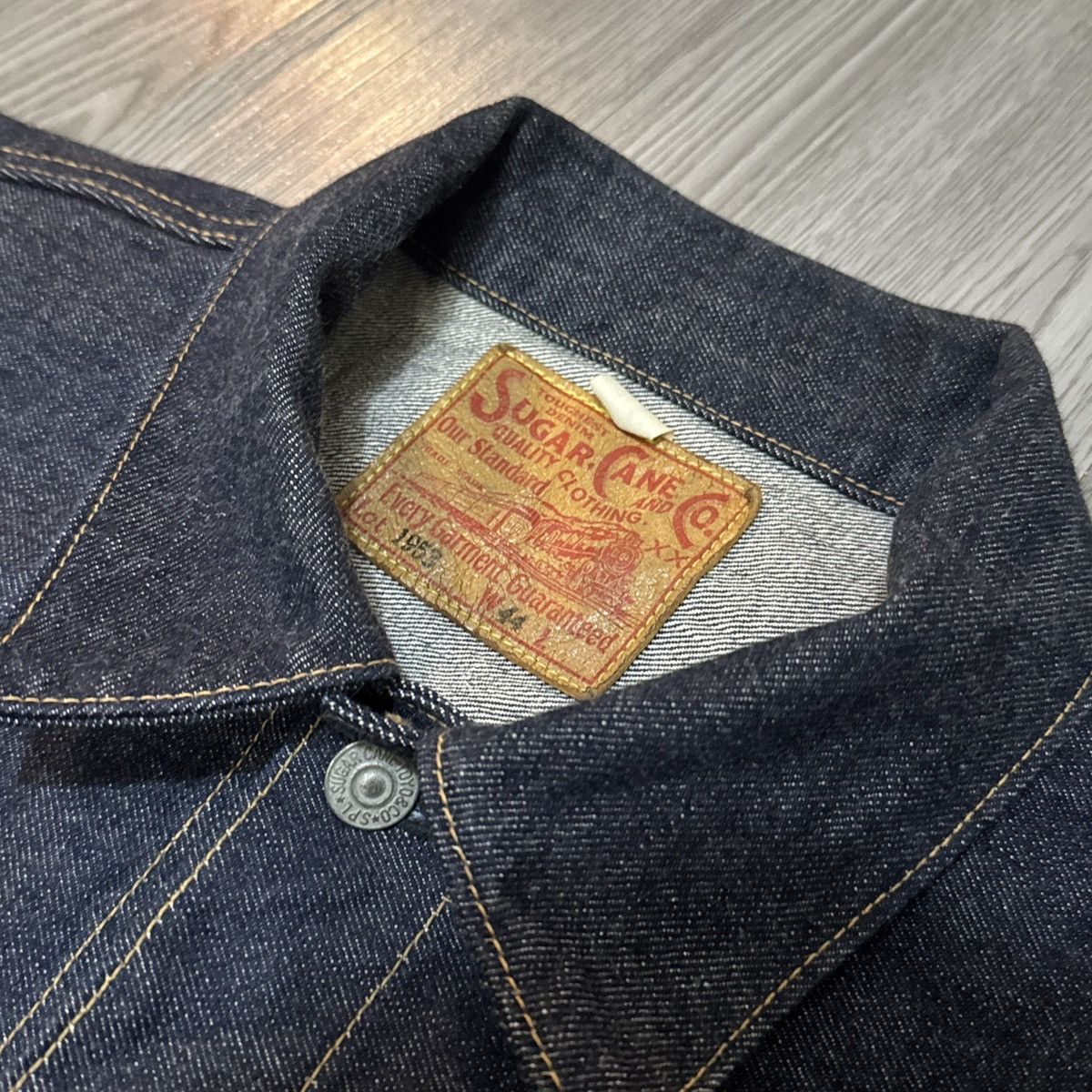 Sugar Cane Sugar Cane 14.25oz 1953 Type II Denim Jacket – Indigo Size US XL / EU 56 / 4 - 5 Thumbnail