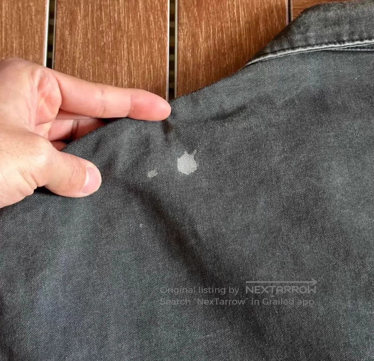 Yohji Yamamoto Gray Denim Jacket with Front Pockets. Size US L / EU 52-54 / 3 - 8 Thumbnail