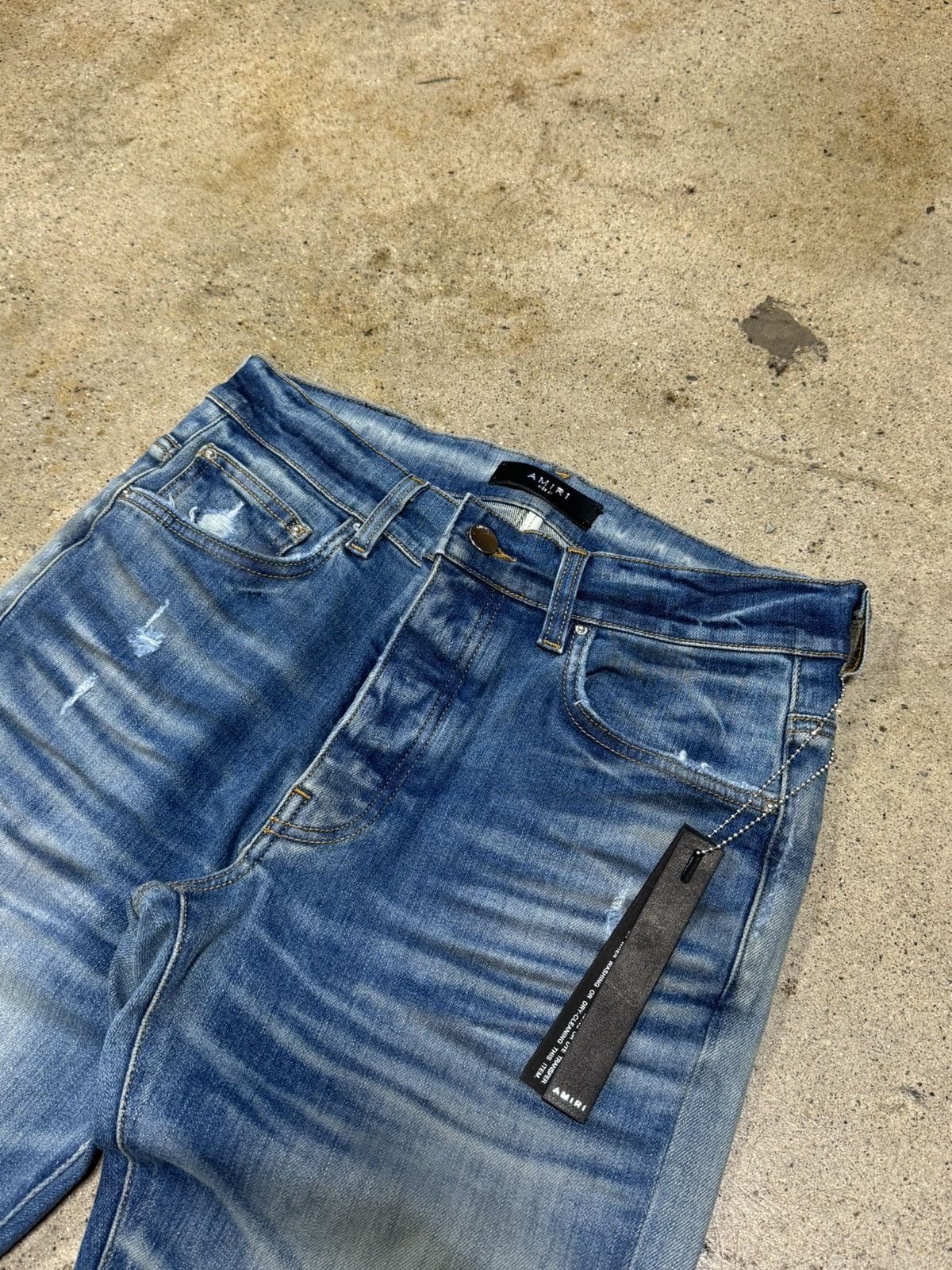 Amiri Amiri Honeycomb Stack Jeans NEW RETAIL 1000$ Size US 31 - 4 Thumbnail