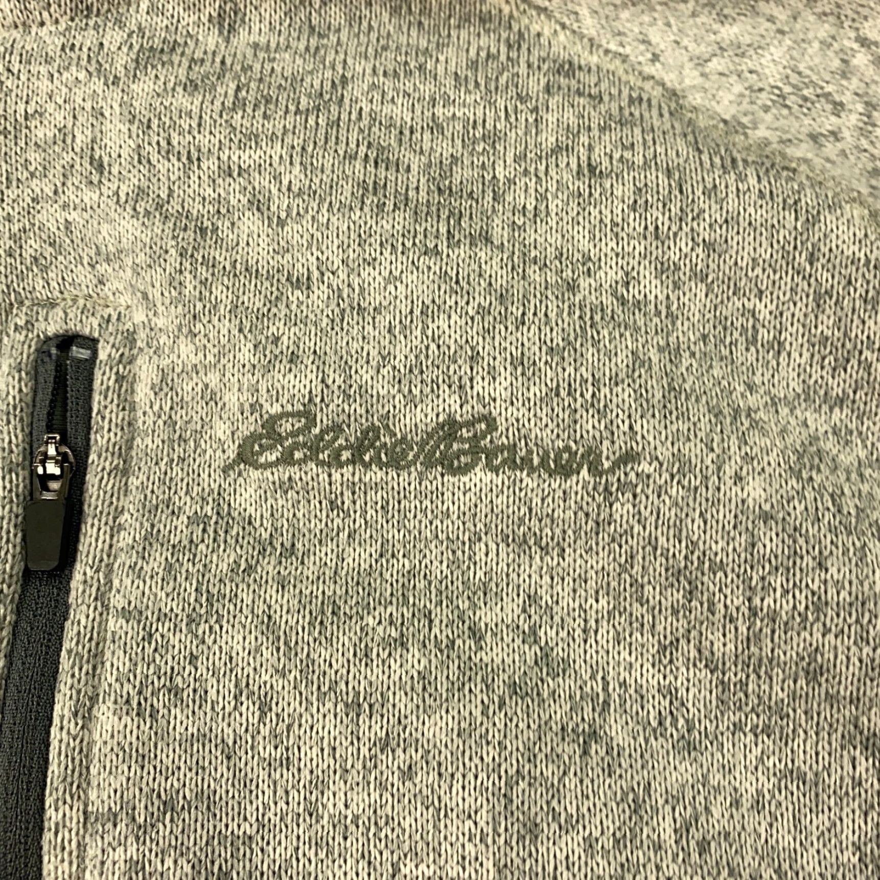 Eddie Bauer Eddie Bauer Mens Pullover Sweatshirt 2XL Gray Fleece 1/4 Zip Embroidered Size US XXL / EU 58 / 5 - 3 Thumbnail