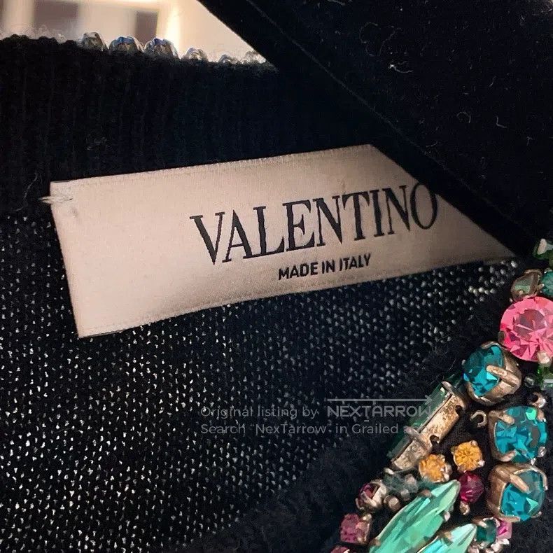Valentino Valentino Crew neck, doll neck, butterfly neck, cashmere s Size S / US 4 / IT 40 - 7 Thumbnail