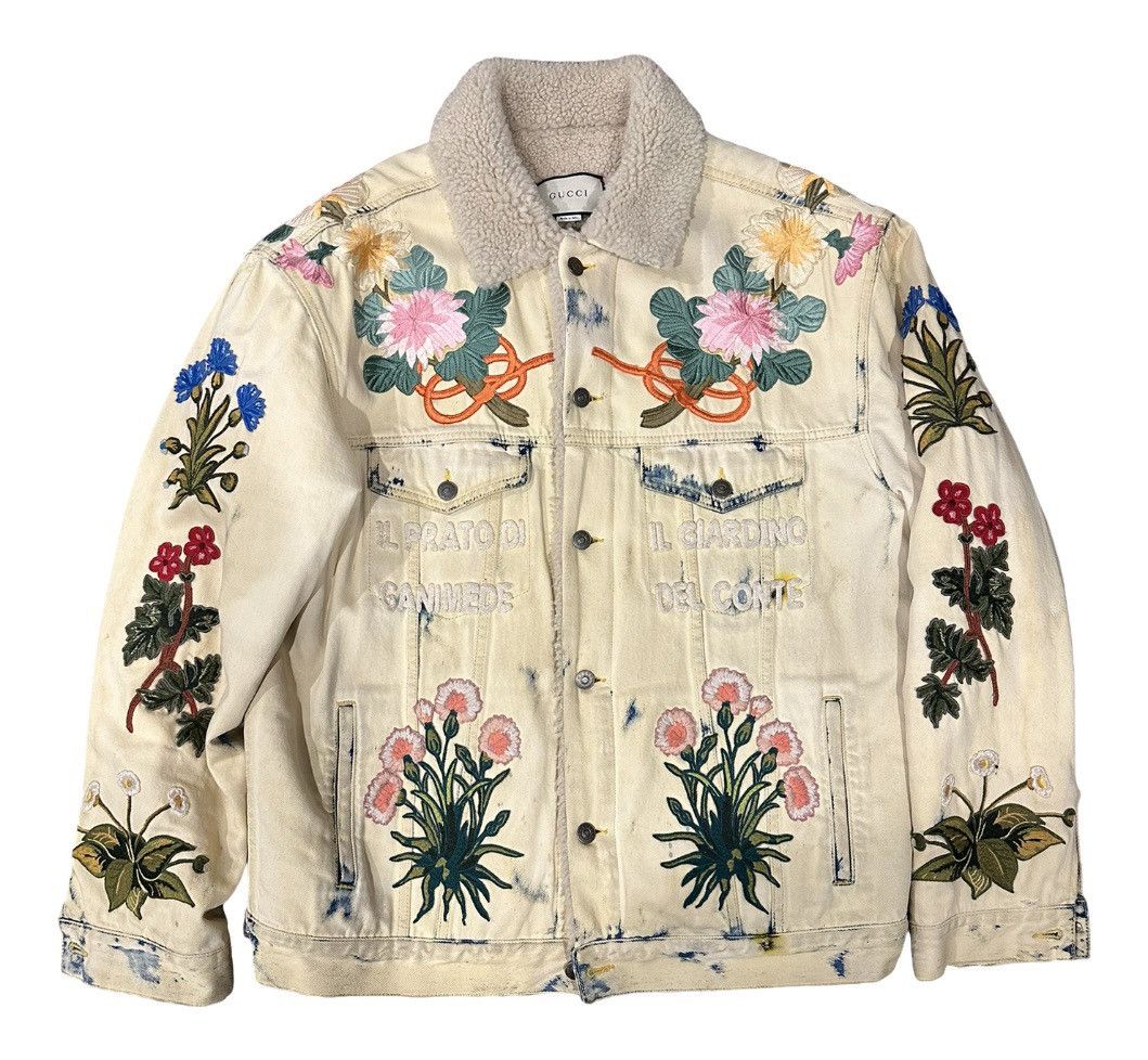 Gucci 🔥🔥 RUNWAY ARCHIVE BLIND FOR LOVE DENIM SHEARLING🔥🔥 Size US M / EU 48-50 / 2 - 2 Thumbnail