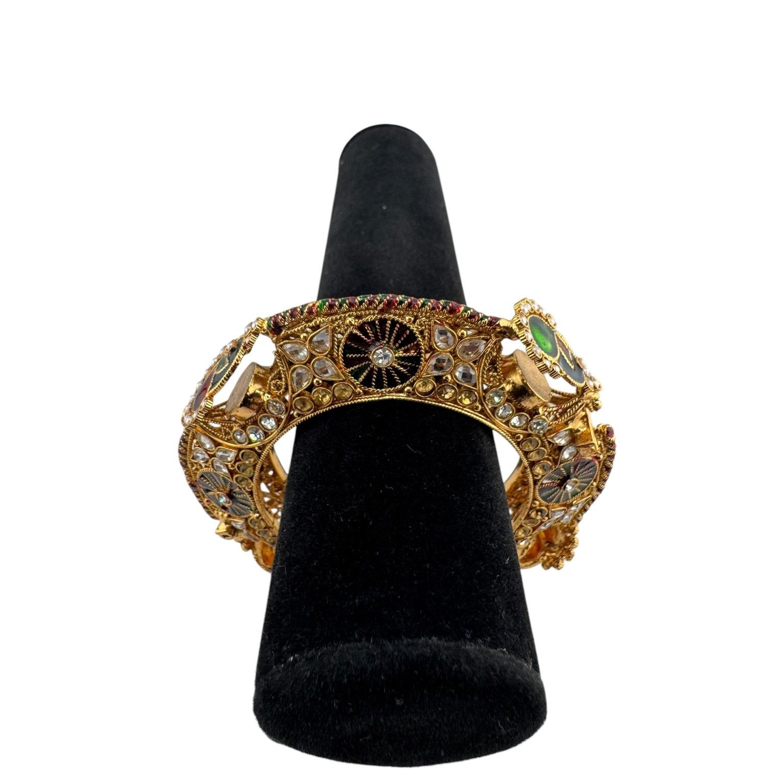 Other Golden Peacock Filigree Bangle Artisan Boldness Central Asia Size ONE SIZE - 2 Thumbnail
