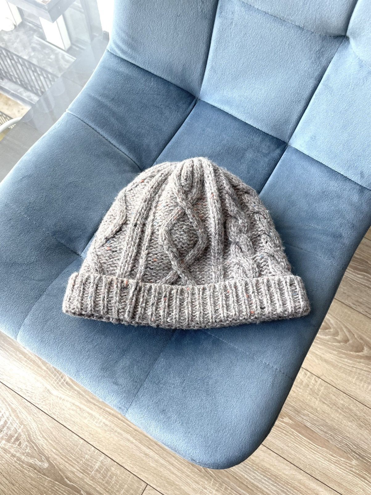Barbour Barbour England Cable Knit Wool Blend Beanie Hat Size ONE SIZE - 7 Thumbnail