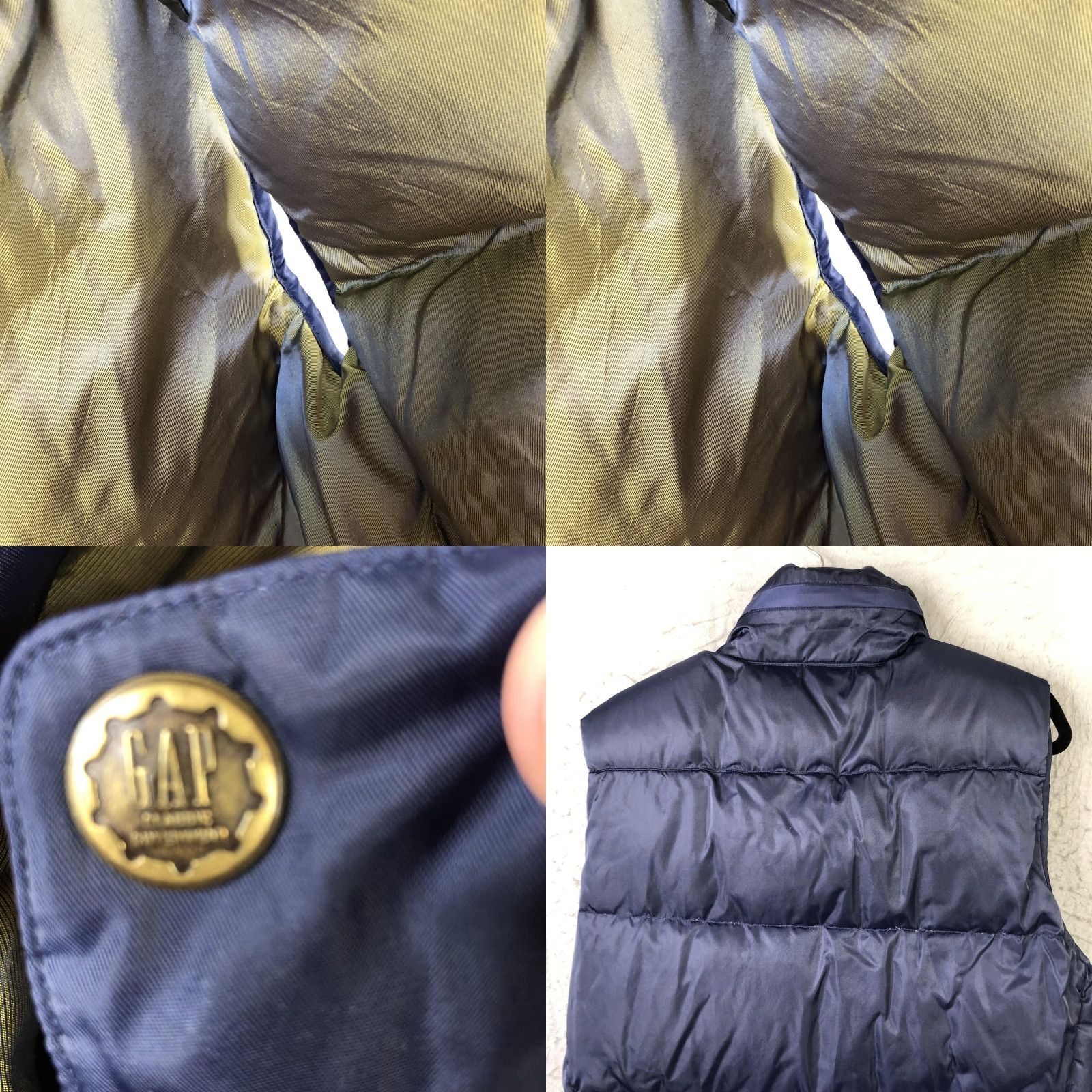 Gap VINTAGE Gap A317 Alpine Vest Mens Medium Blue Down Puffer Racing Ski 90s Size US M / EU 48-50 / 2 - 8 Thumbnail