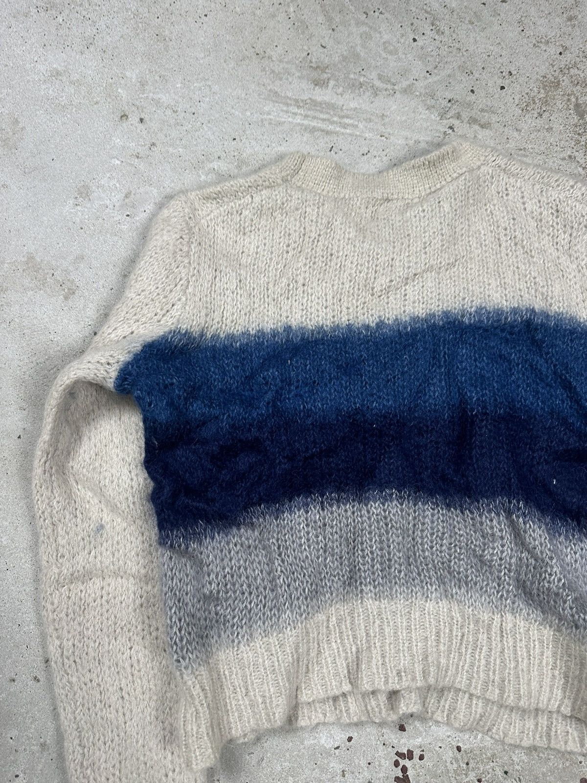 Rag & Bone Rag & Bone Striped Wool Mohair Alpaca Sweater Size S / US 4 / IT 40 - 11 Thumbnail