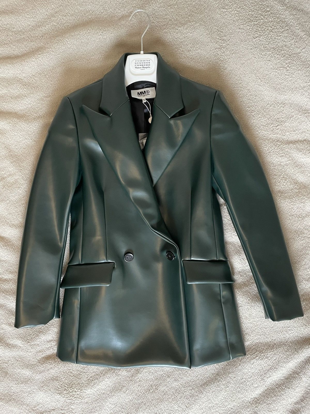 image of Veste/ Blazer Costume Maison Margiela in Green, Women's (Size XS)