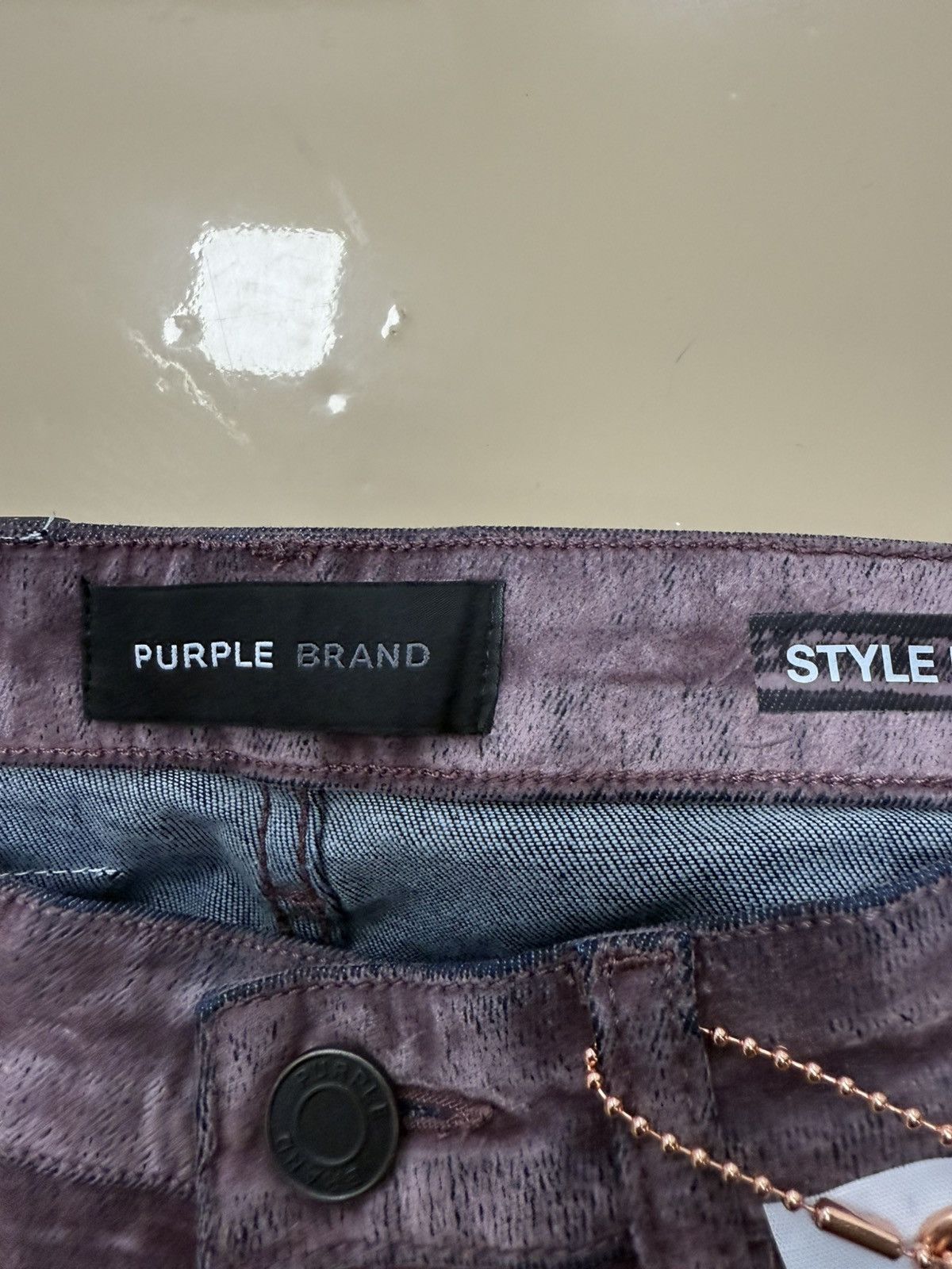 Other Purple Brand Pink Embroidery Jeans Size 26" / US 2 / IT 38 - 4 Thumbnail