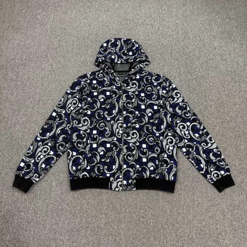 Versace Versace Multicolor Cotton Hooded Sweatshirt 0089 Size US XXL / EU 58 / 5 - 1 Thumbnail