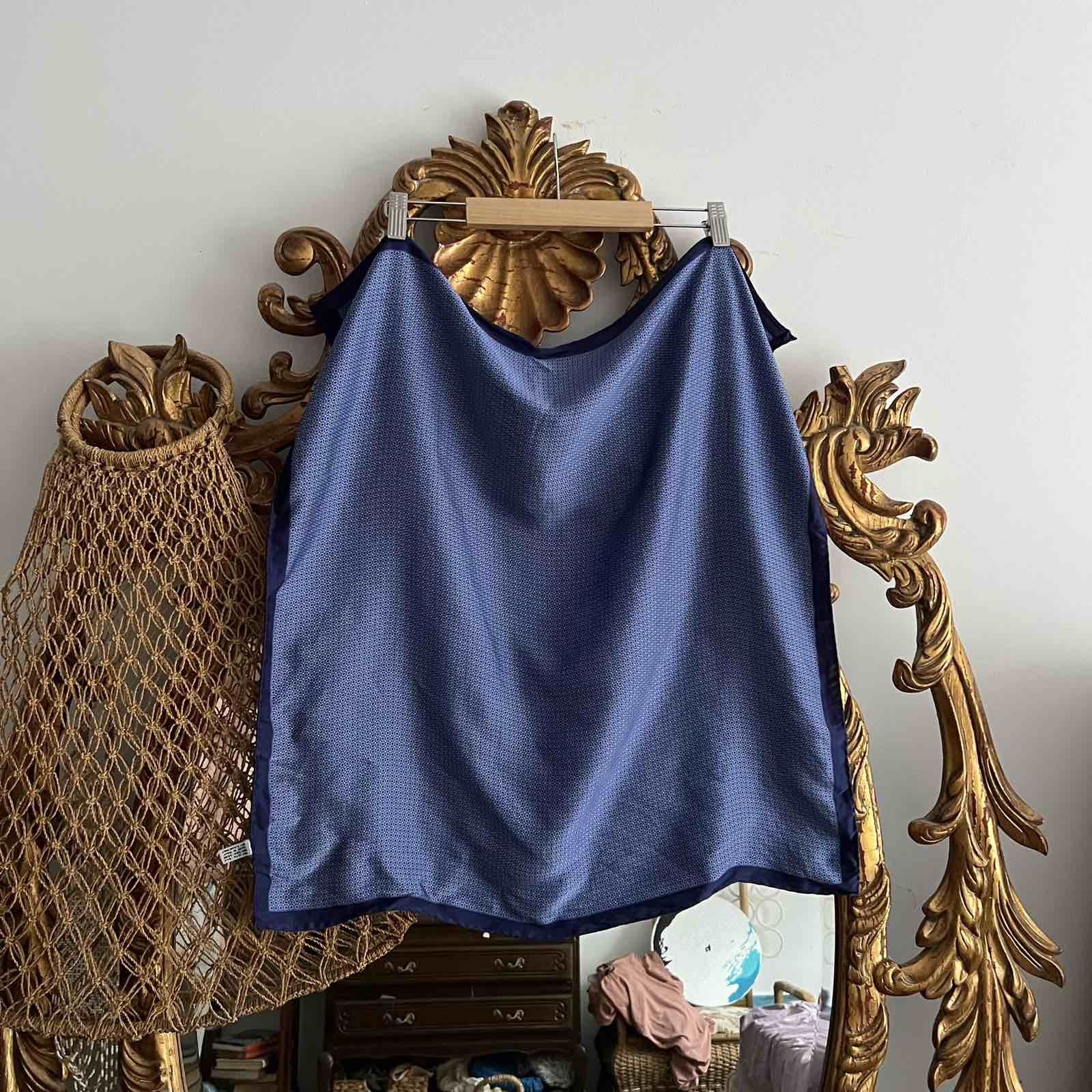Vintage Handkerchief Scarf Silk Neckerchief