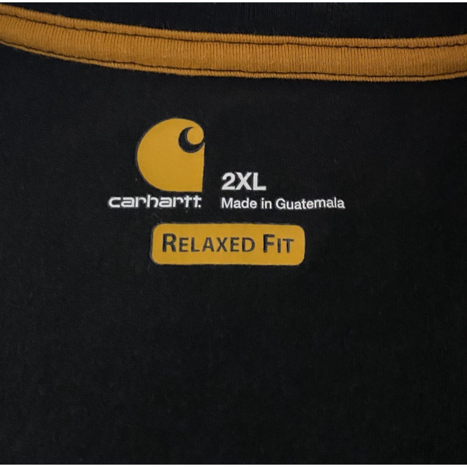 Carhartt Carhartt Force Delmont Shirt Mens 2XL Black Pocket Work Tee Relaxed Fit 100410 Size US XXL / EU 58 / 5 - 6 Thumbnail