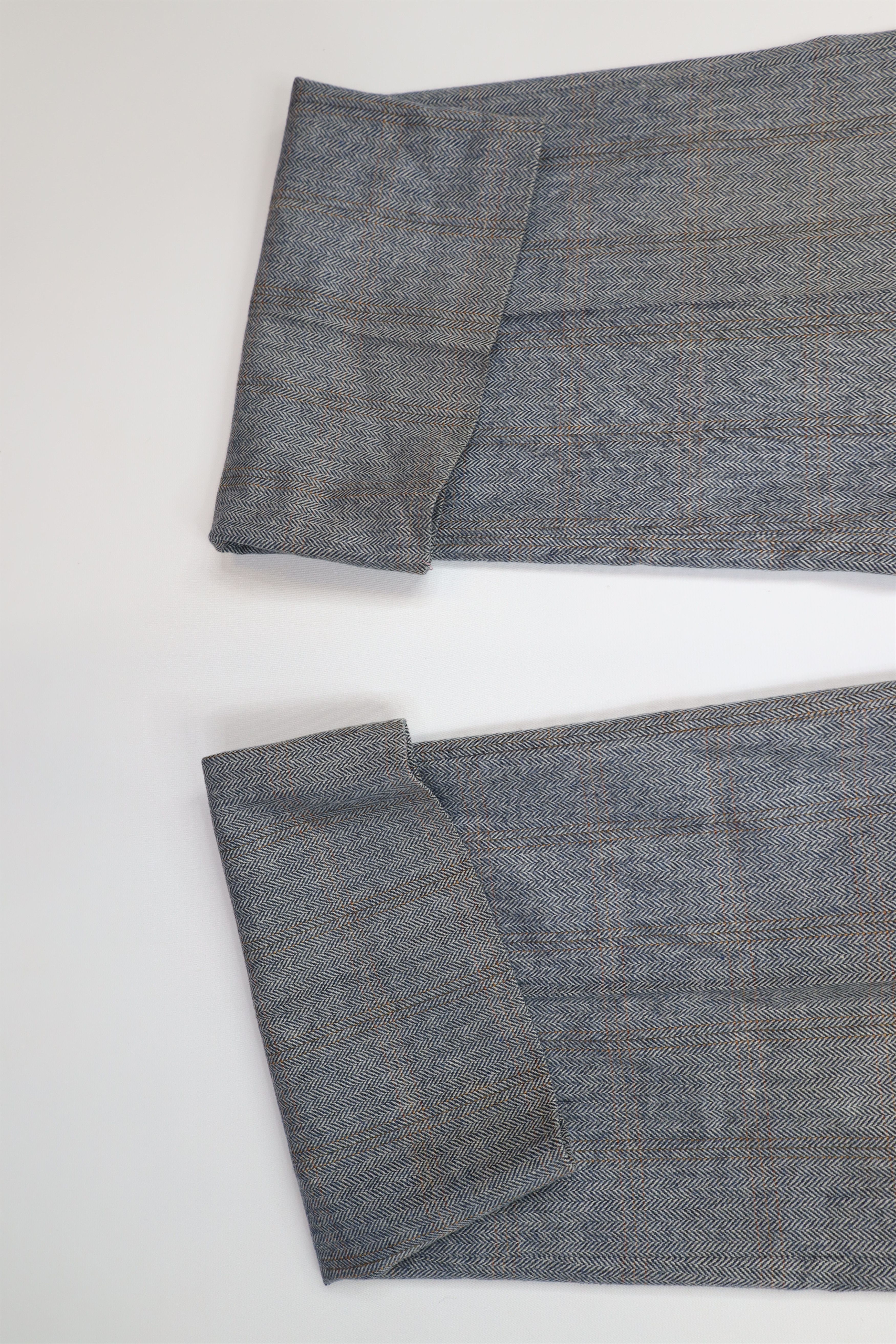 Vintage Vintage 60s 70s Streetwear Herringbone Bell Bottoms Pants Size US 38 / EU 54 - 5 Thumbnail