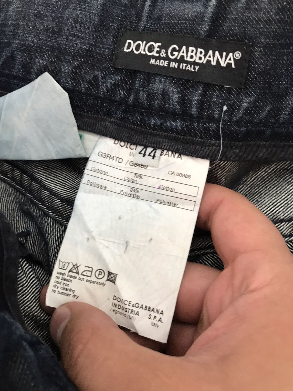 Dolce & Gabbana Dolce & Gabbana D&G Blue Striped Skinny,Wide Bottom Jeans Size 36" / US 14 / IT 50 - 13 Thumbnail