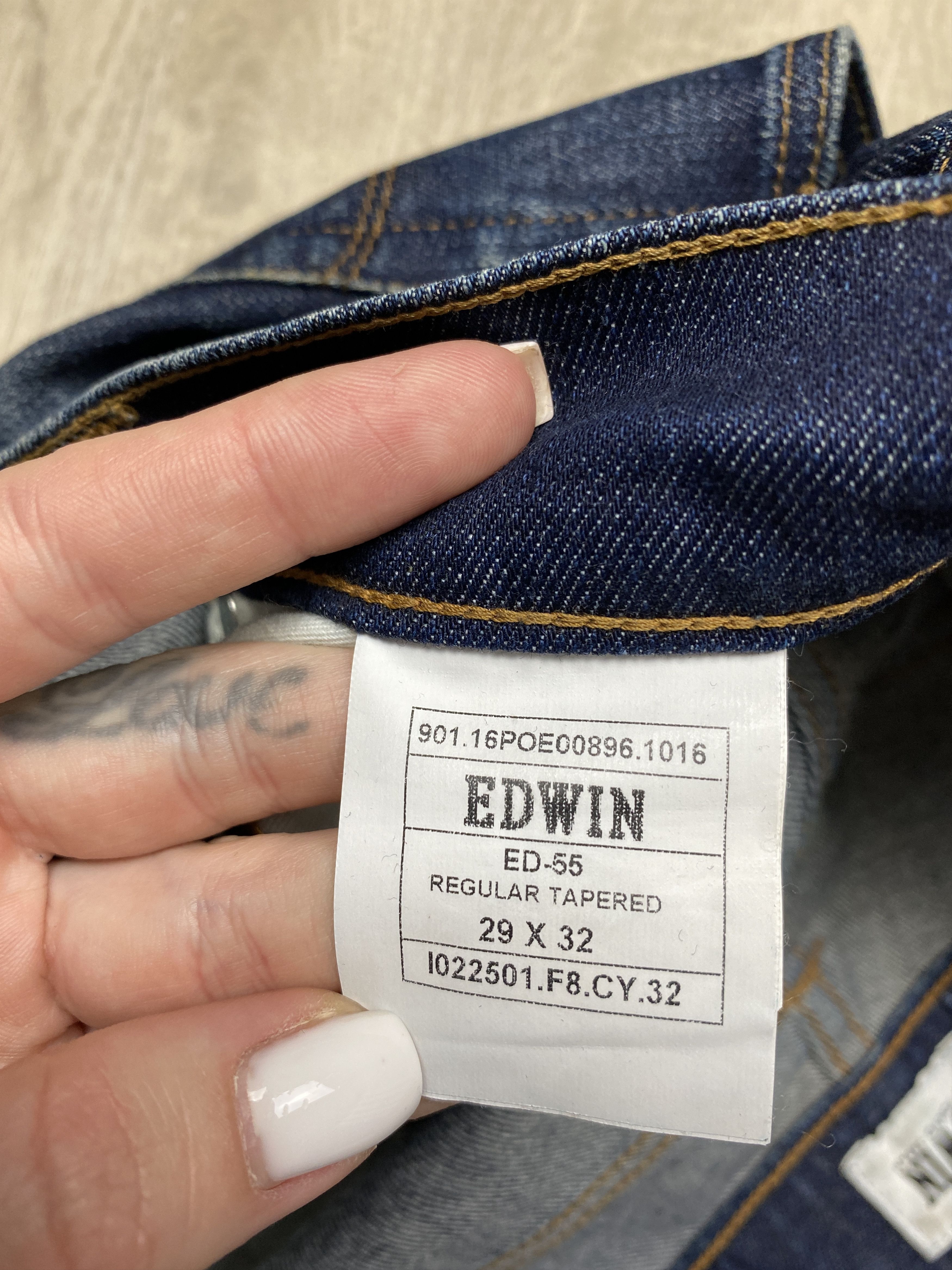Edwin Edwin Vintage Mens Regular Tapered Denim Pants Jeans Y2K Size US 29 - 8 Thumbnail