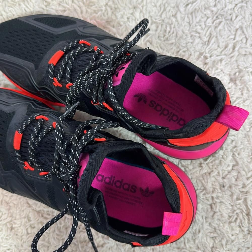 Adidas Adidas ZX 2K Boost Black Pink Sneakers Size 9 Men’s Size US 9 / EU 42 - 10 Thumbnail