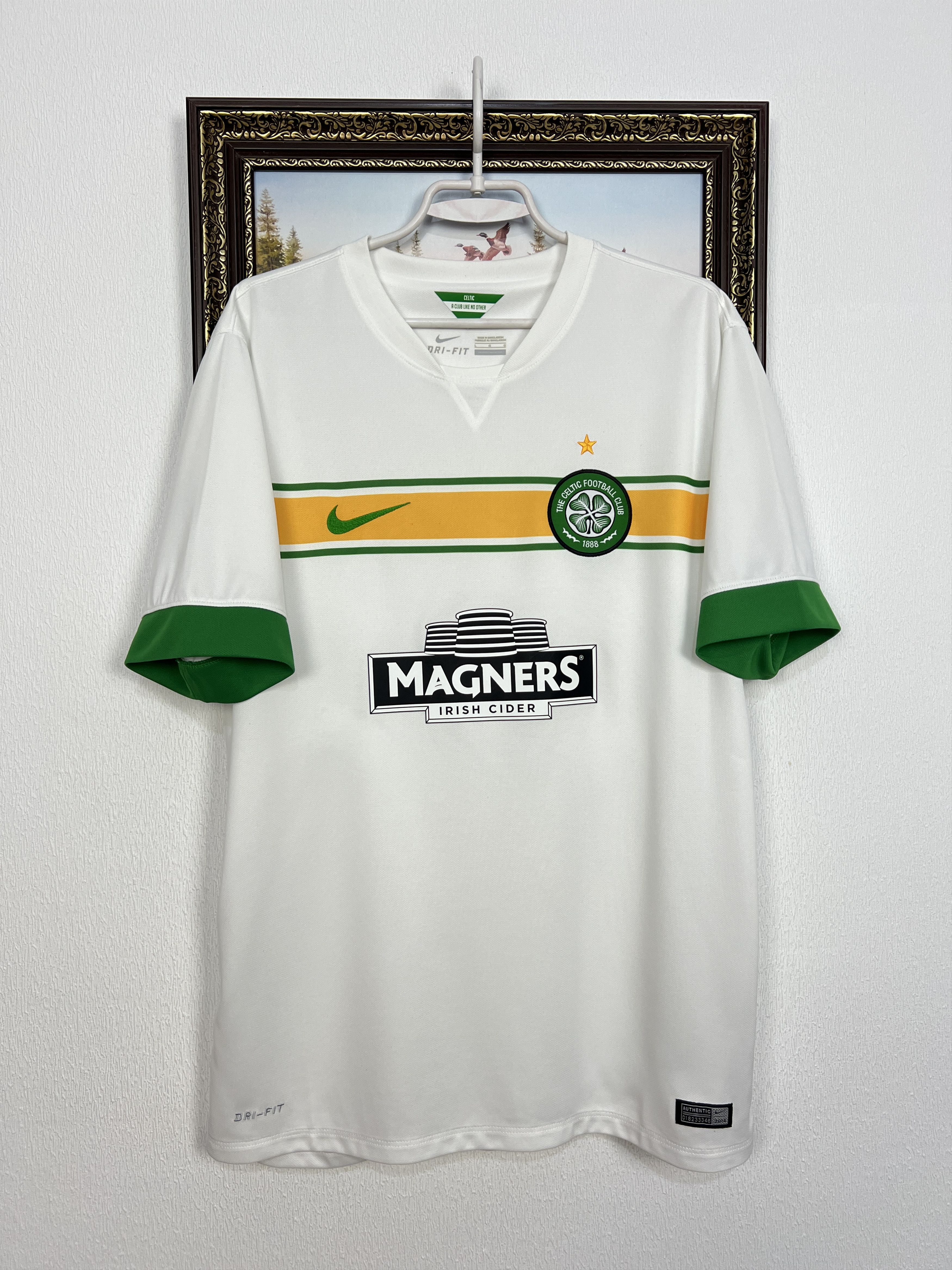 Nike Celtic Third football shirt 2014 Soccer Jersey Trikot Rare Size US L / EU 52-54 / 3 - 1 Thumbnail