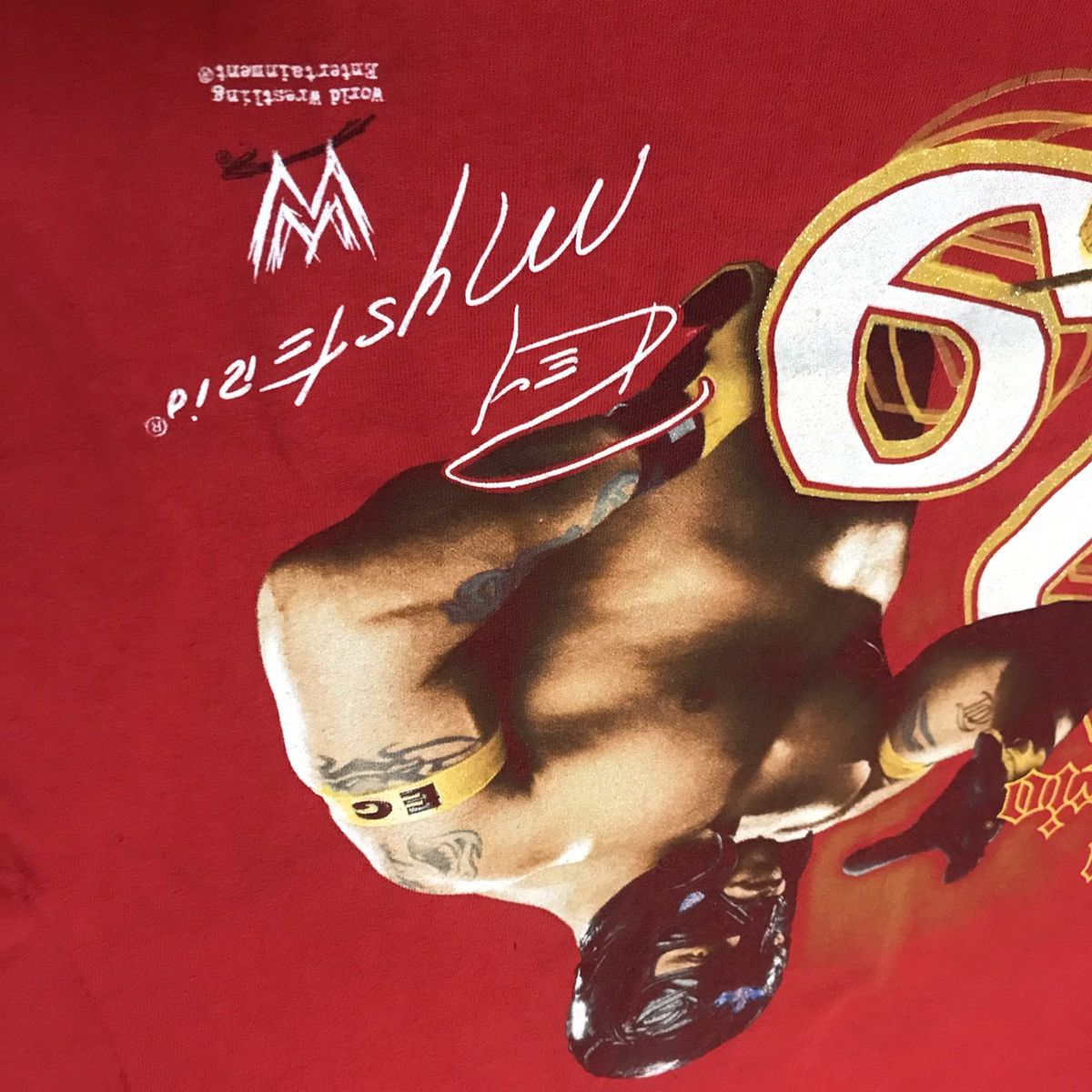 Vintage × WWE × WWF VINTAGE REY MYSTERIO WWE RARE TEE Size US M / EU 48-50 / 2 - 6 Thumbnail