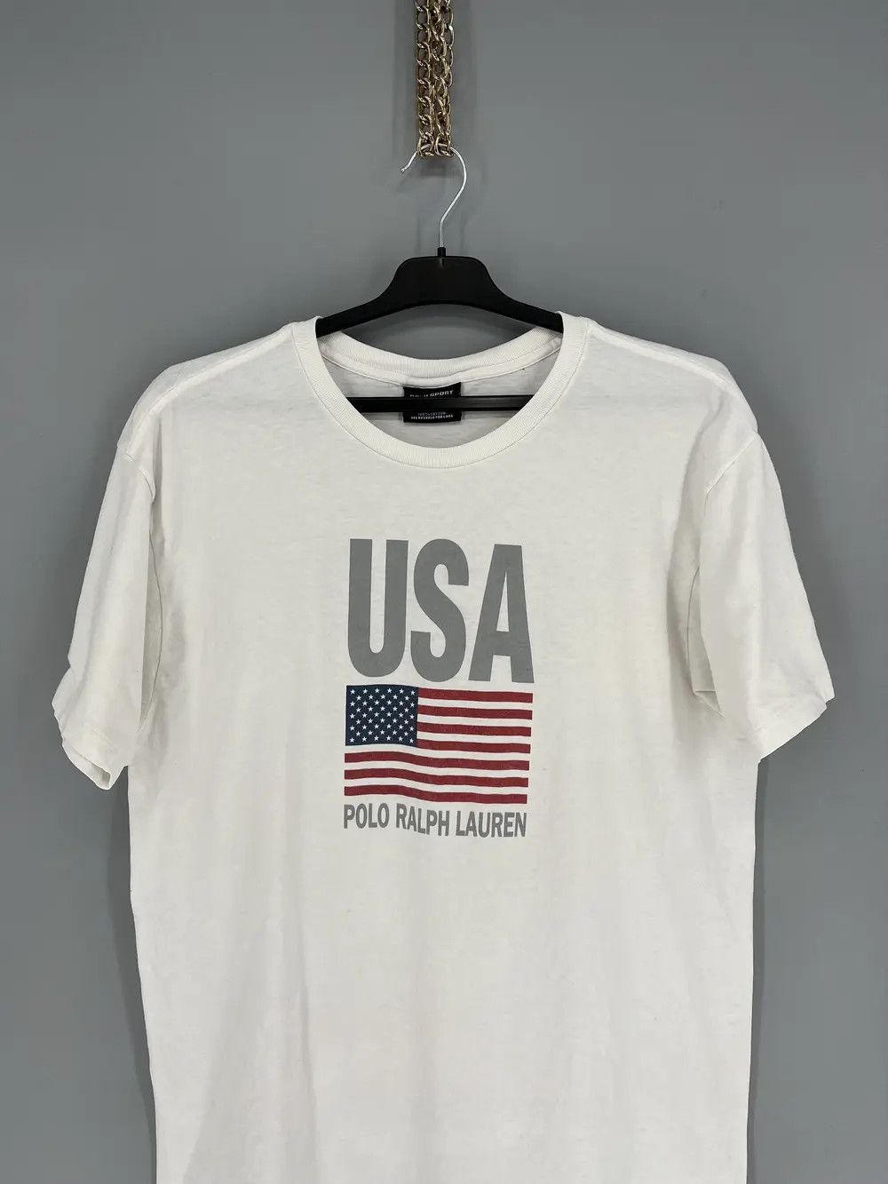 Polo Ralph Lauren Vintage Polo Sport Ralph Lauren USA Flag Shirt atlanta 1996 Size US M / EU 48-50 / 2 - 6 Thumbnail