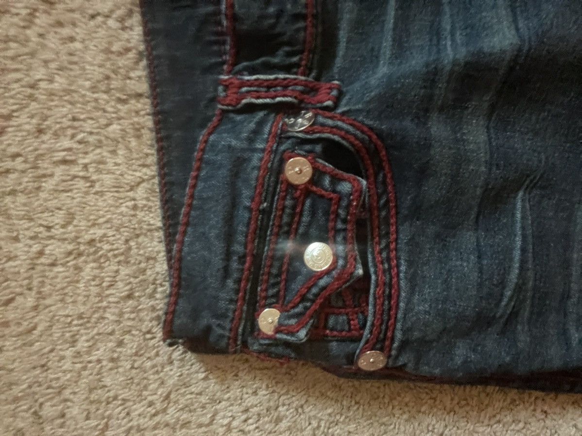 True Religion Red and blue truey jeans Size US 34 / EU 50 - 4 Thumbnail