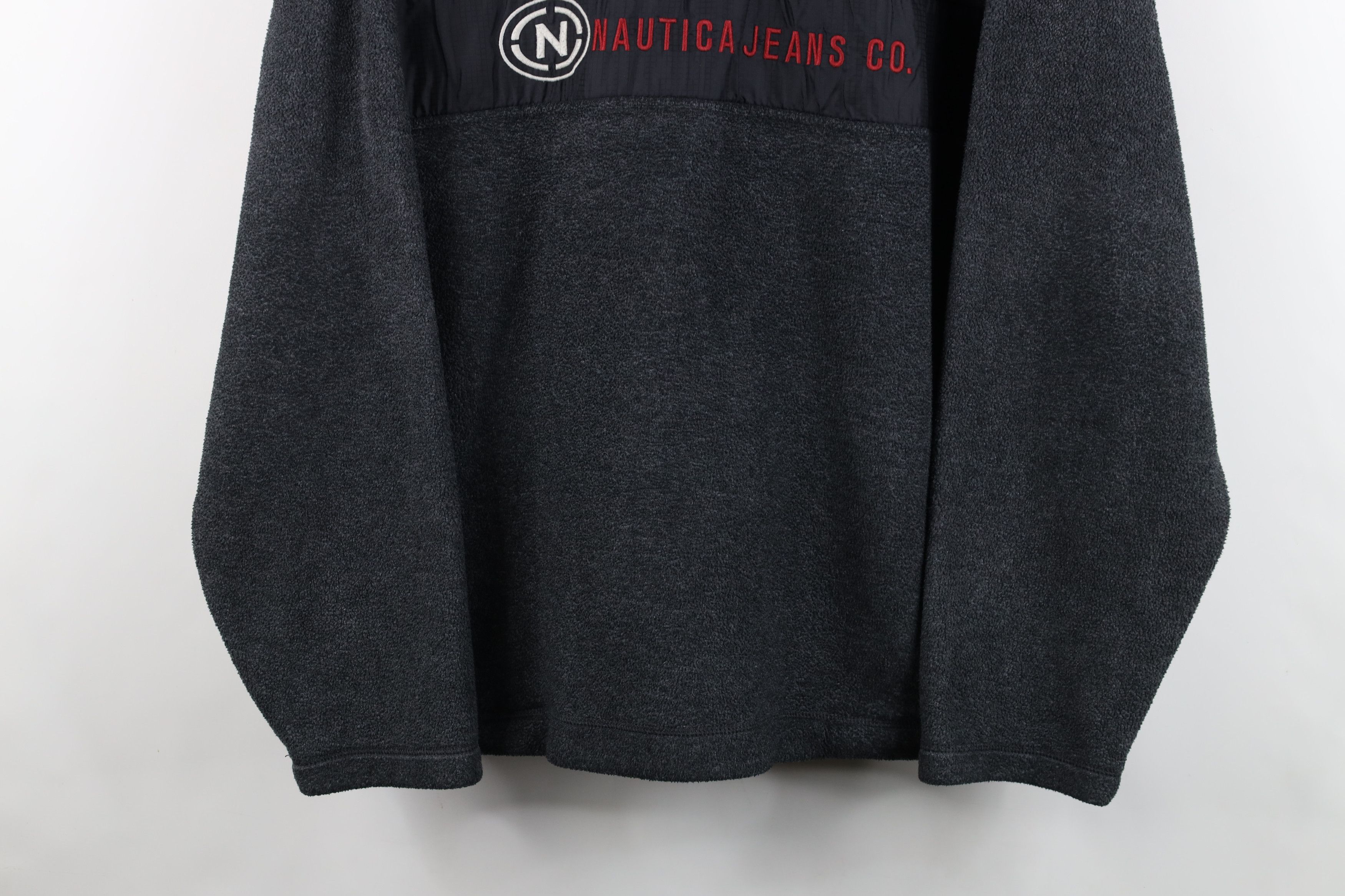 Nautica Vintage 90s Nautica Spell Half Zip Fleece Pullover Sweater Size US XL / EU 56 / 4 - 3 Thumbnail