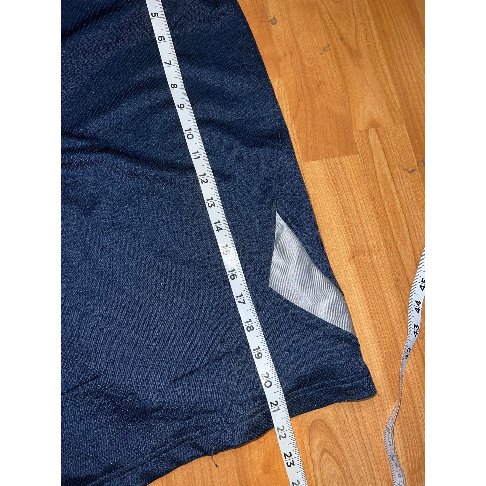 Nike Nike Basketball Shorts Blue Silver Active Wear Bottoms Large Size US 34 / EU 50 - 7 Thumbnail
