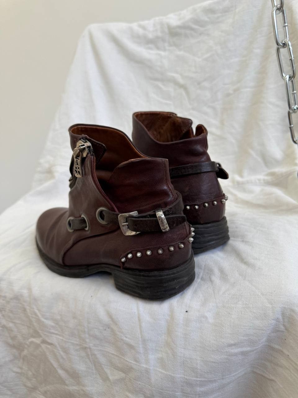 A.S.98 Avant Garde A.S. 98 Guidi Style Distressed Leather Boots Size US 7 / IT 37 - 10 Thumbnail