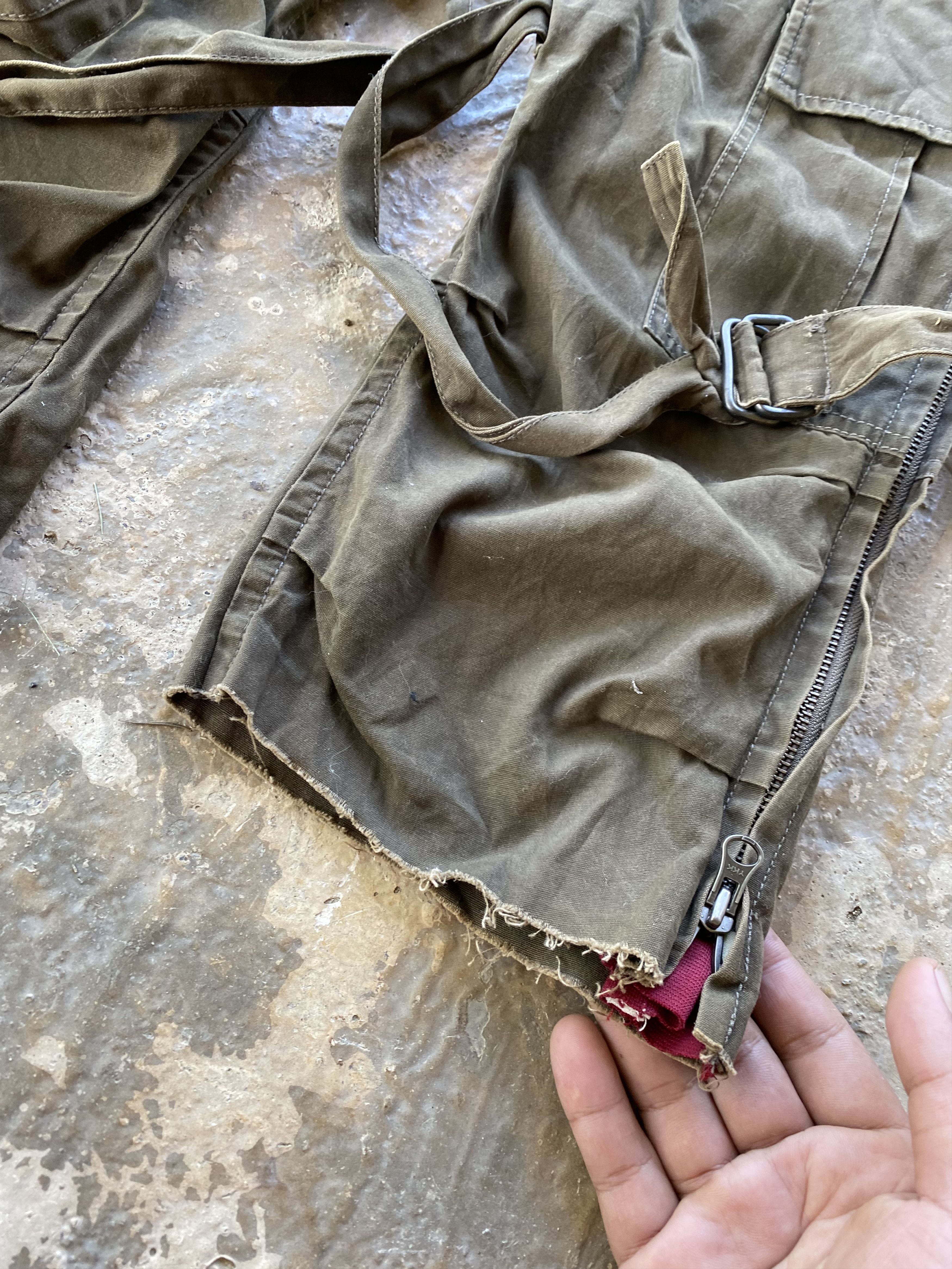Japanese Brand × Seditionaries 👘HERITAGE STONE 3 QUARTER BONDAGE TACTICAL PANTS Size US 32 / EU 48 - 5 Thumbnail