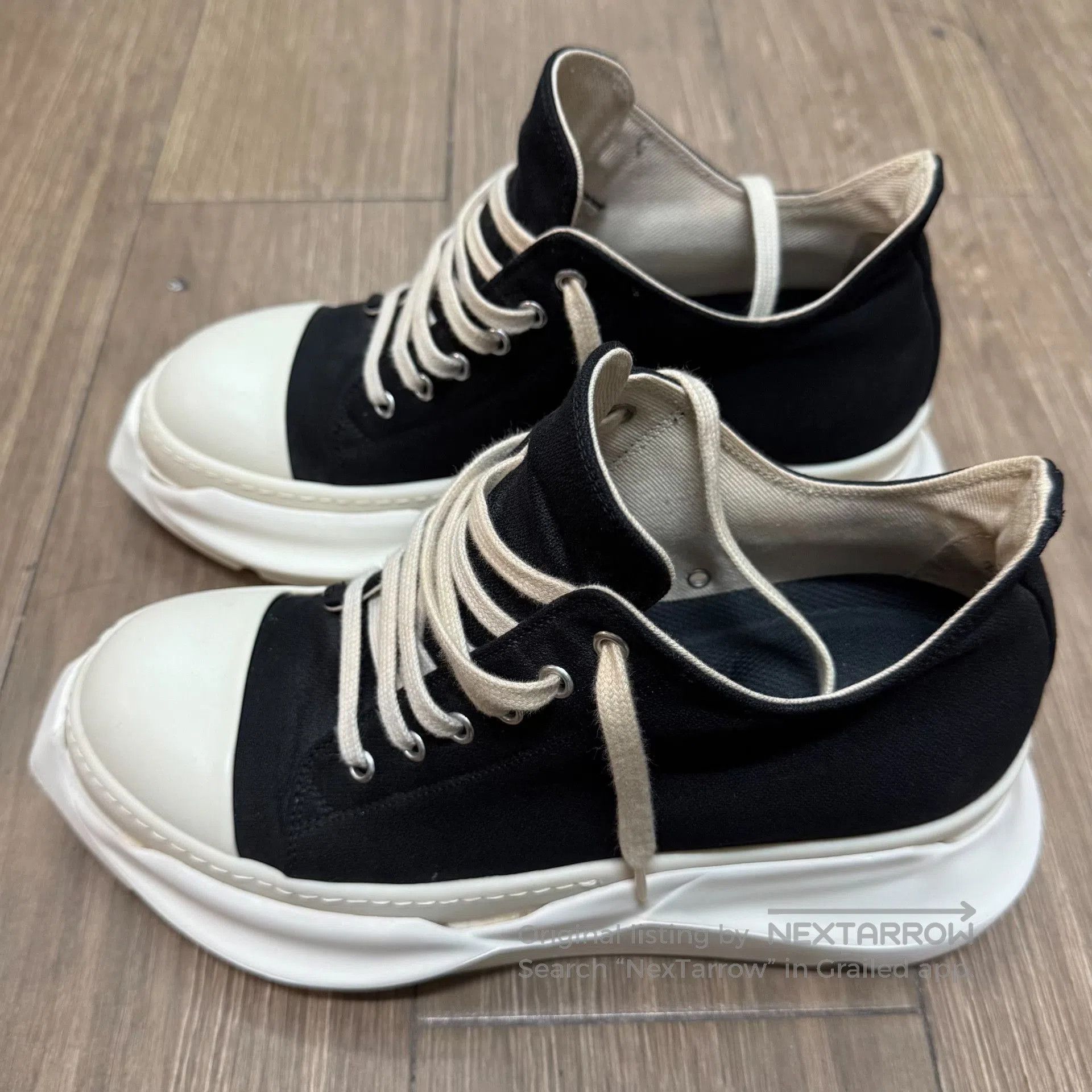 Rick Owens Drkshdw Rick Owens Drkshdw Black Lace-Up Shoes. Size US 8 / EU 41 - 2 Thumbnail