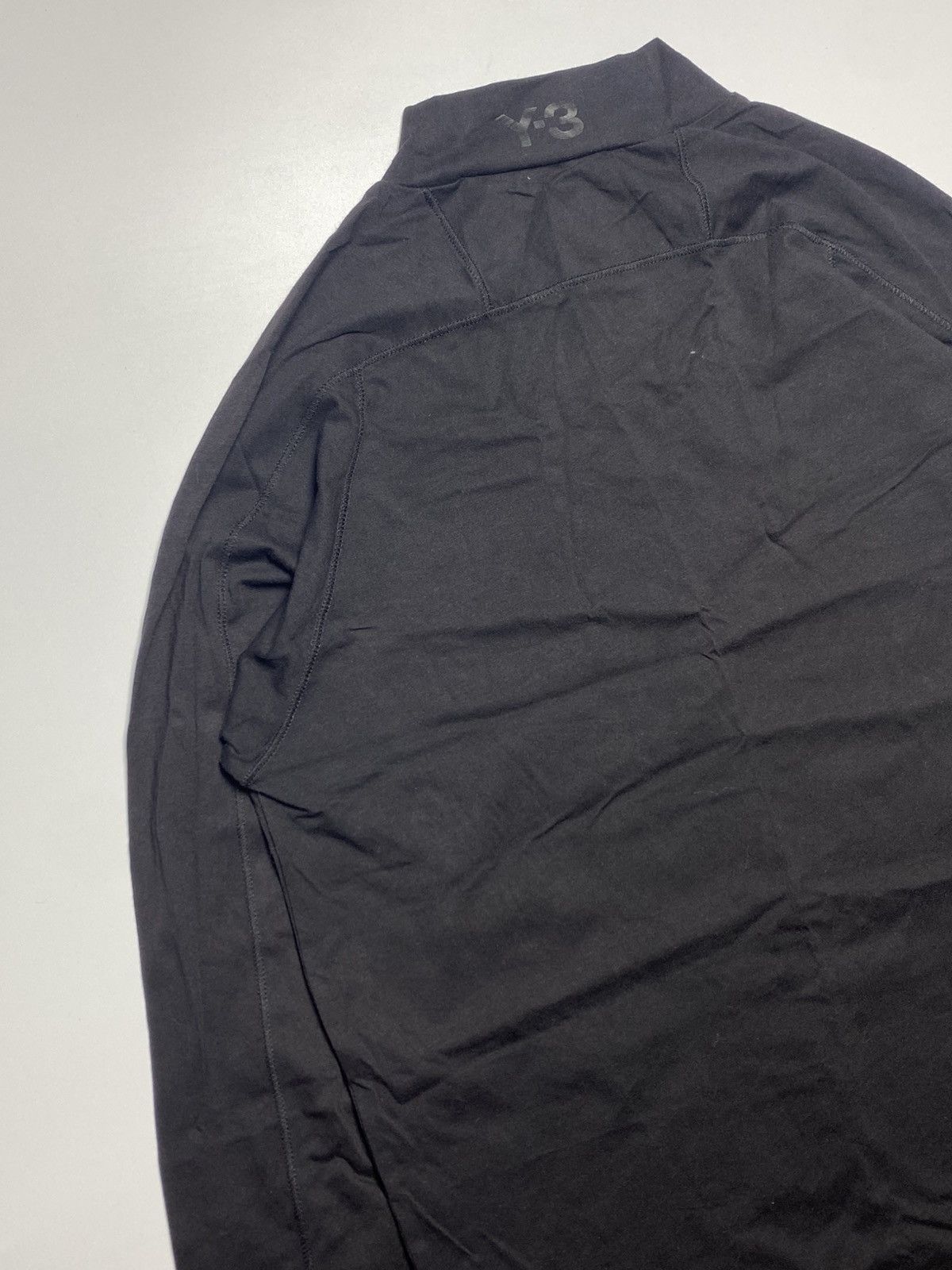Y-3 Yohji Yamamoto/Y-3 - Mock Neck Long Sleeve Shirt Size US XS / EU 42 / 0 - 2 Thumbnail