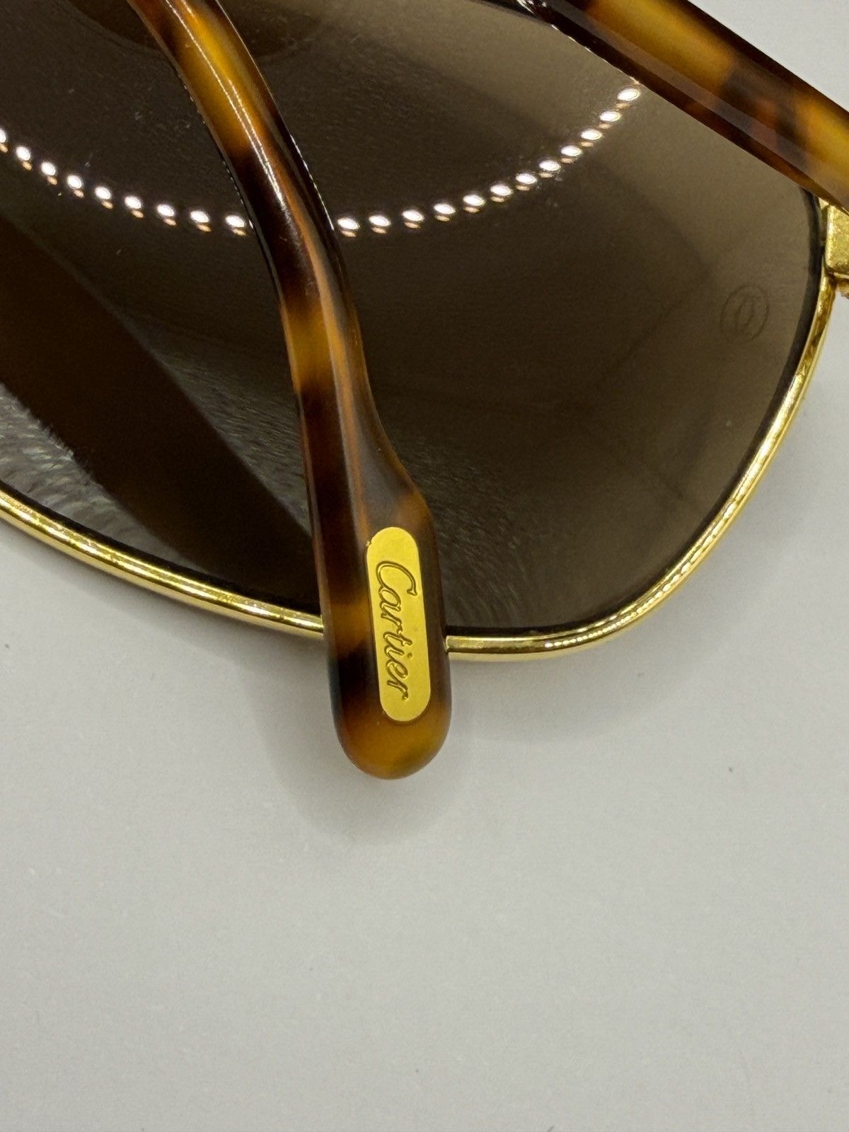 Cartier Cartier Aube Or gold plated sunglasses Size ONE SIZE - 9 Thumbnail