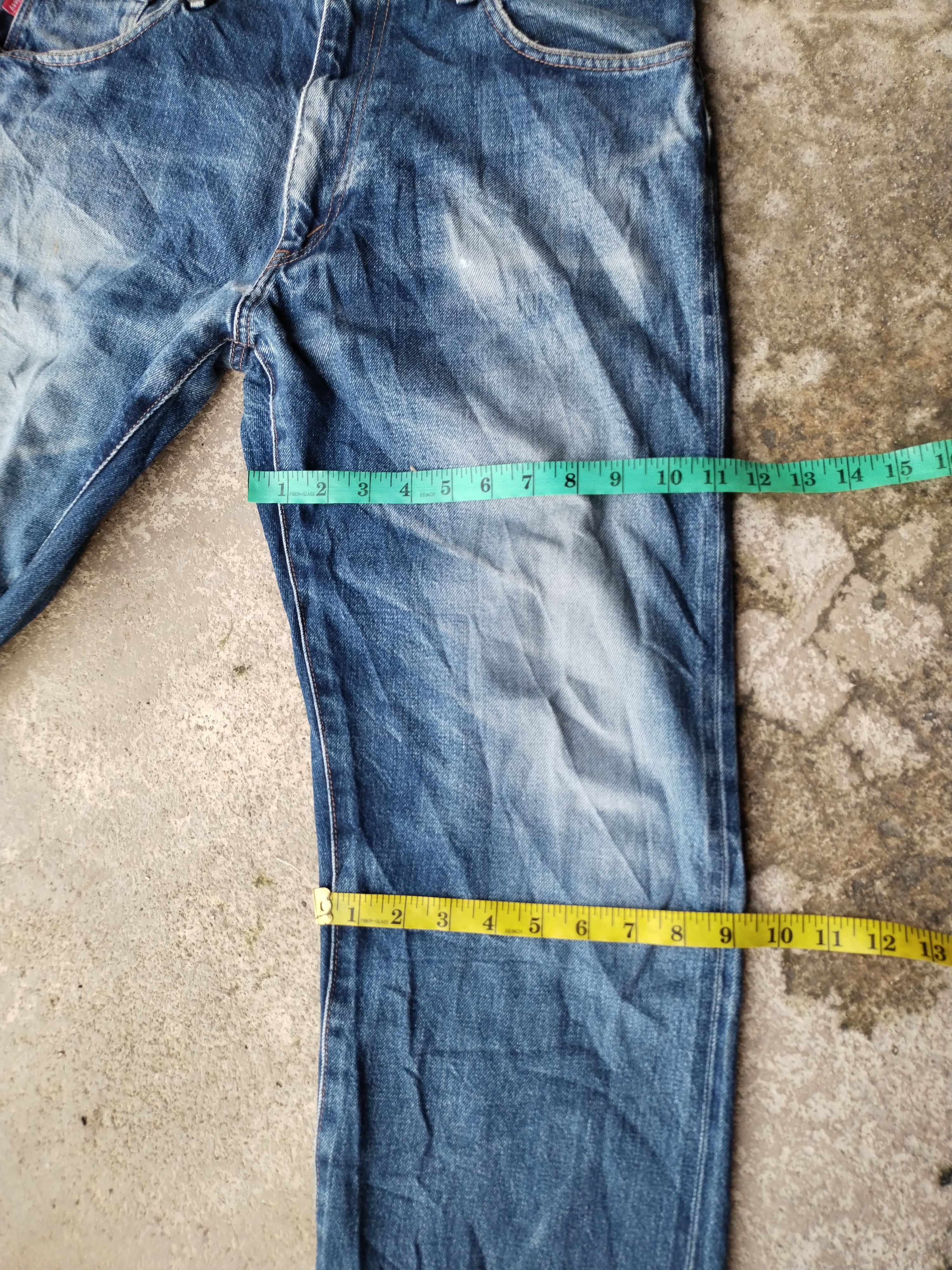 Stussy Vintage Stussy Selvedge Distressed Jeans RARE Punk Size 36" / US 14 / IT 50 - 18 Thumbnail