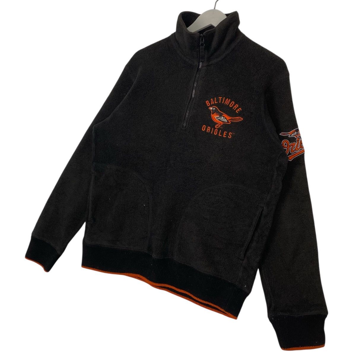 Other Vintage Baltimore Orioles Fleece Quater Zip Black Size L Size US L / EU 52-54 / 3 - 2 Thumbnail