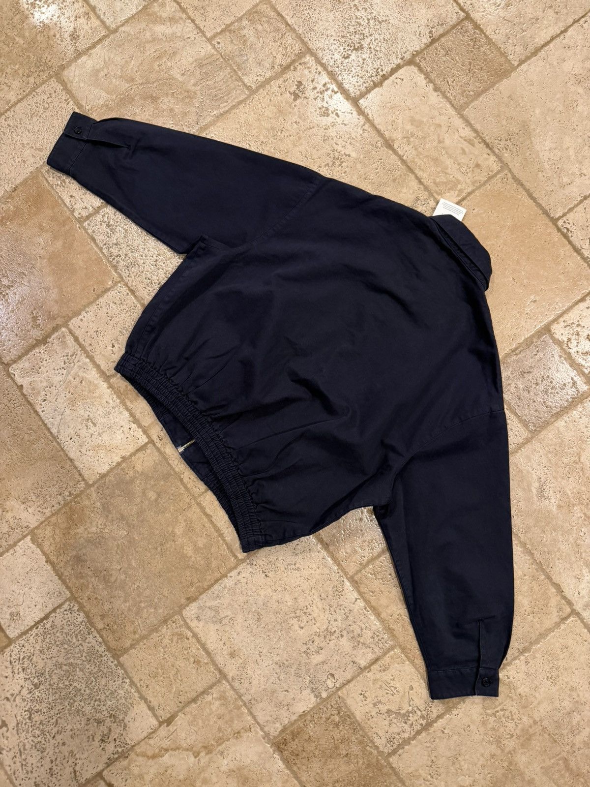 Miu Miu Miu Miu Garment Dyed Navy Workers Bomber Jacket Size US XL / EU 56 / 4 - 13 Thumbnail