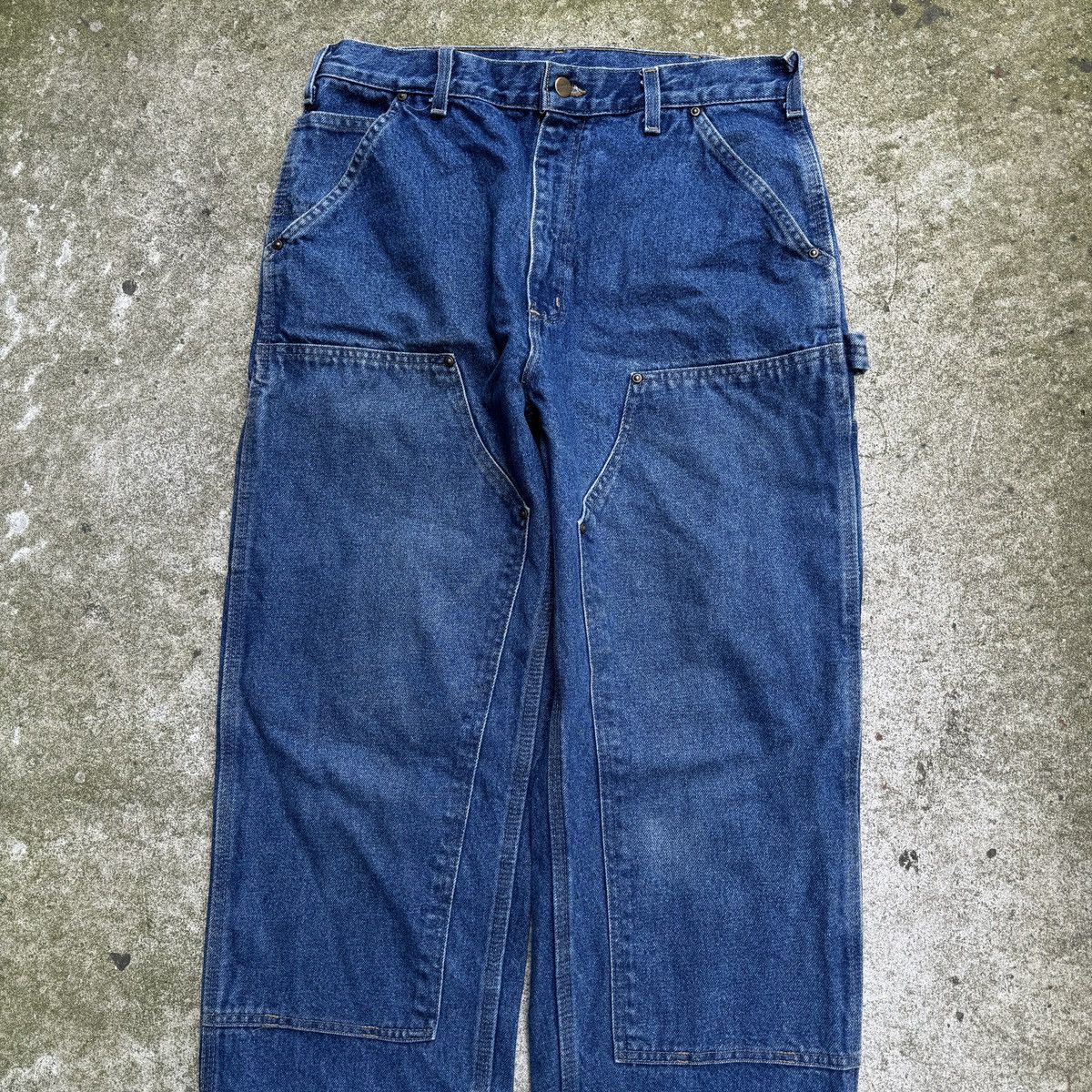 Carhartt Vintage Carhartt Denim Double Knee Pants Jeans Size US 33 - 3 Thumbnail