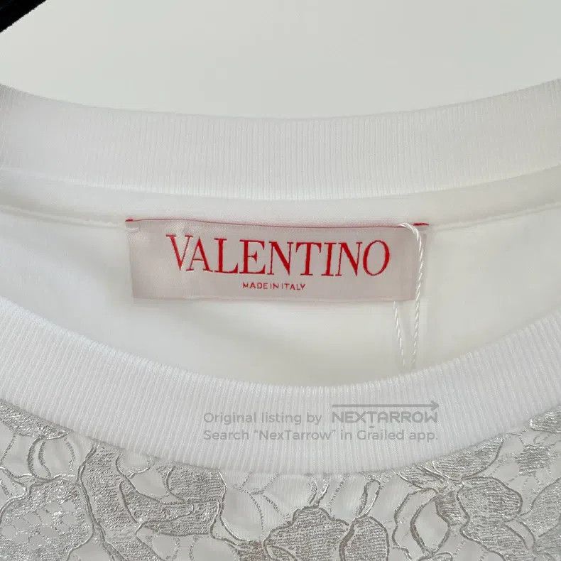Valentino Valentino Patchwork openwork lace T-shirt Size M / US 6-8 / IT 42-44 - 3 Thumbnail