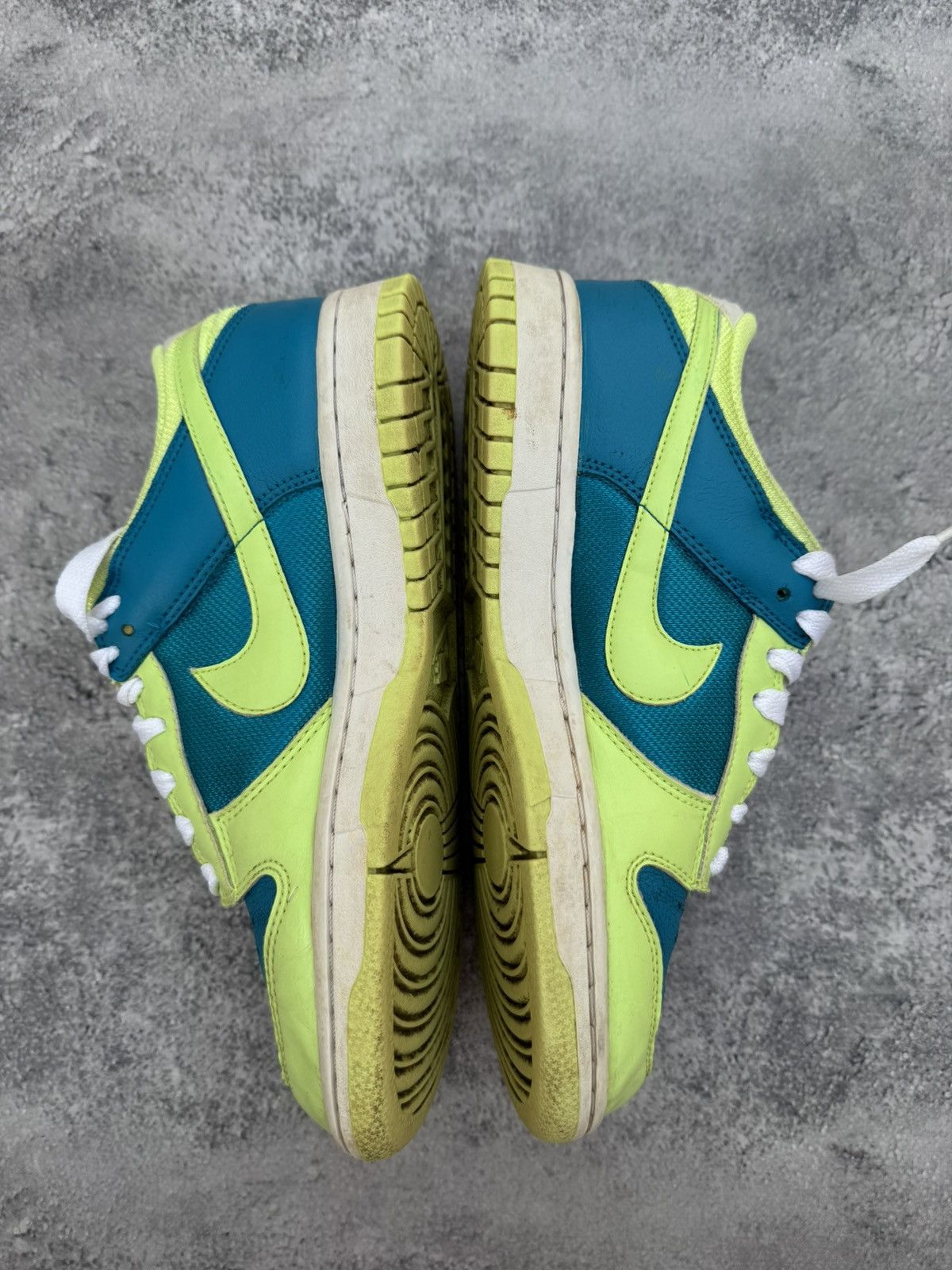 Nike × Vintage Sneakers Nike Dunk Low Turquoise Lime 2008 Size US 8.5 / IT 38.5 - 3 Thumbnail