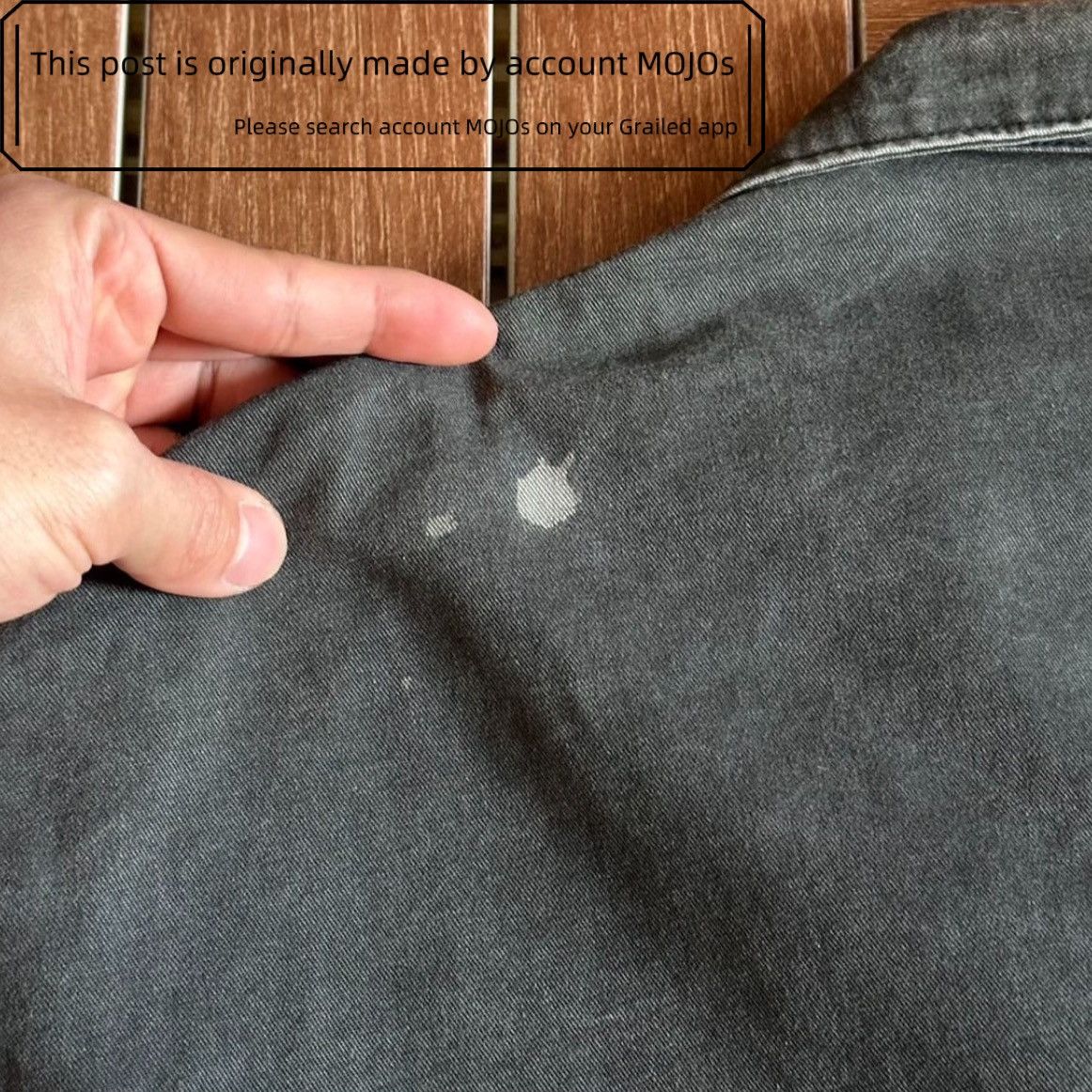 Yohji Yamamoto Sz L Yohji Yamamoto 80s Vintage Black Work Shop Jacket mojos Size US L / EU 52-54 / 3 - 6 Thumbnail
