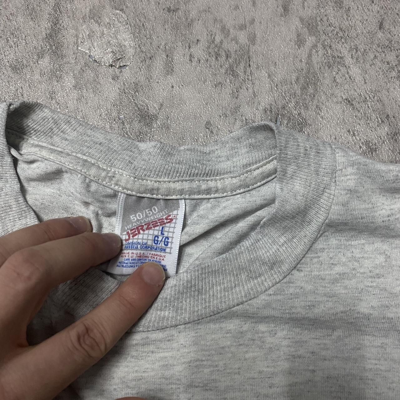 Other Grey and blue vintage 90s single stitch t-shirt streetwear Size US L / EU 52-54 / 3 - 3 Thumbnail